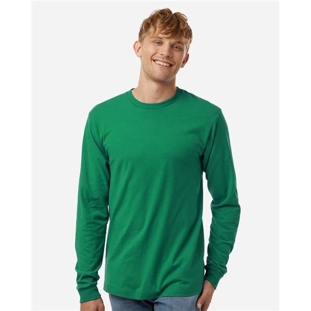 Unisex Fine Jersey Long Sleeve T-Shirt - Thumbnail Image