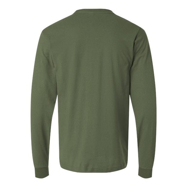 Unisex Fine Jersey Long Sleeve T-Shirt - Thumbnail Image