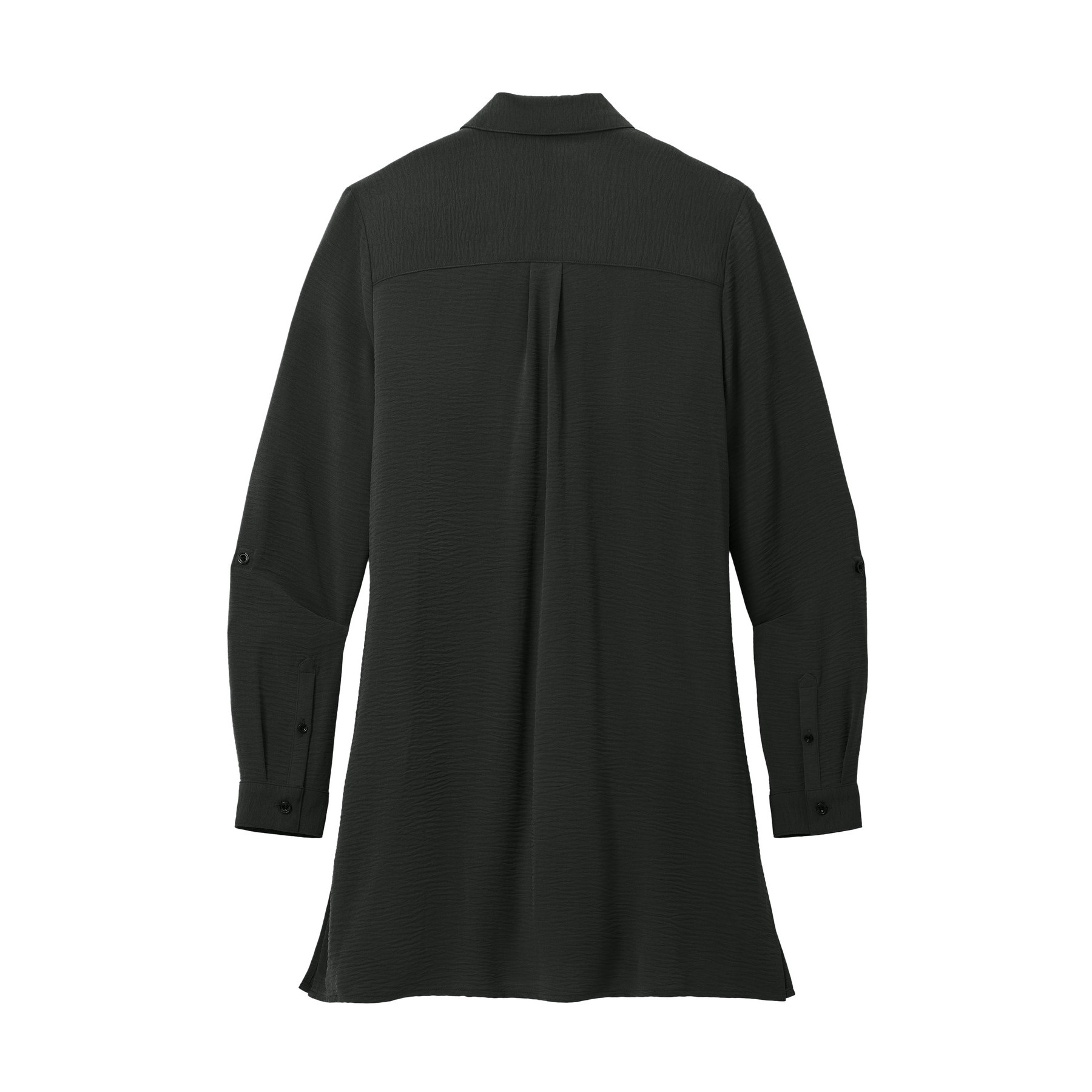 Women's Textured Crepe Long Tunic - Thumbnail Image