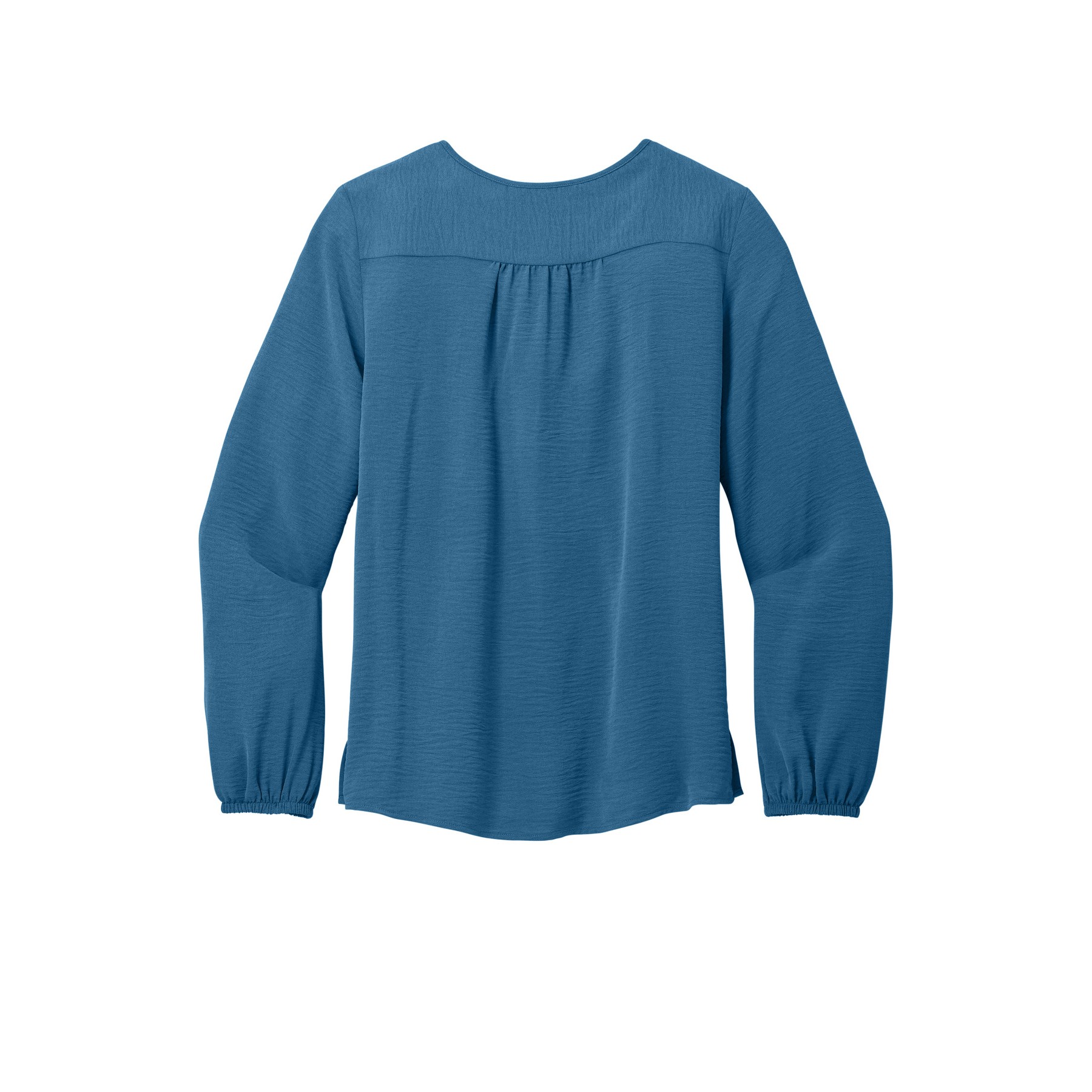 Women's Textured Crepe Blouse - Thumbnail Image