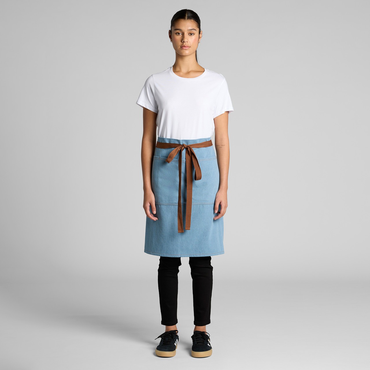 Denim Half Apron - Thumbnail Image