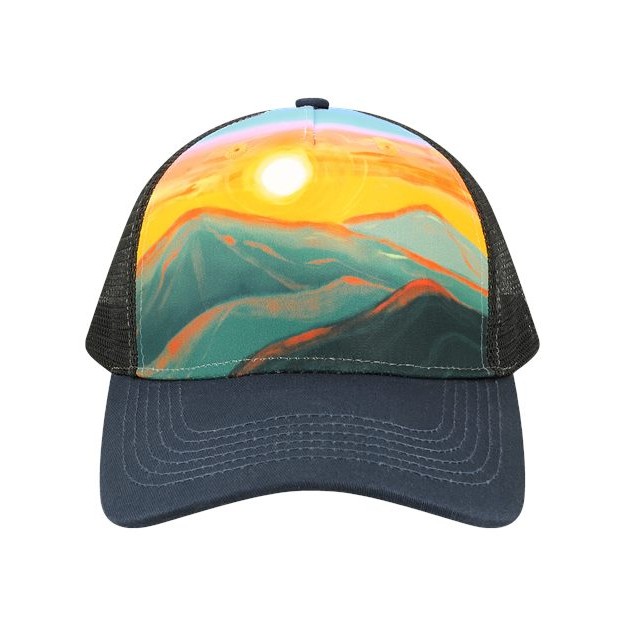 Printed Five-Panel Trucker Cap - Thumbnail Image