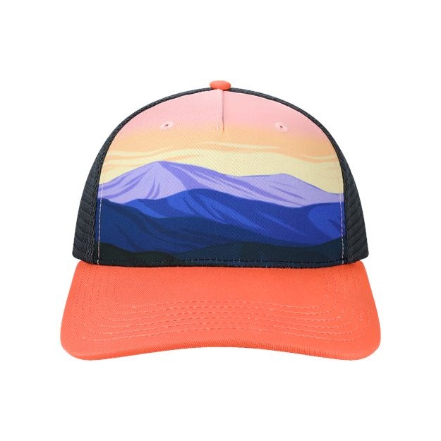 Printed Five-Panel Trucker Cap - Thumbnail Image