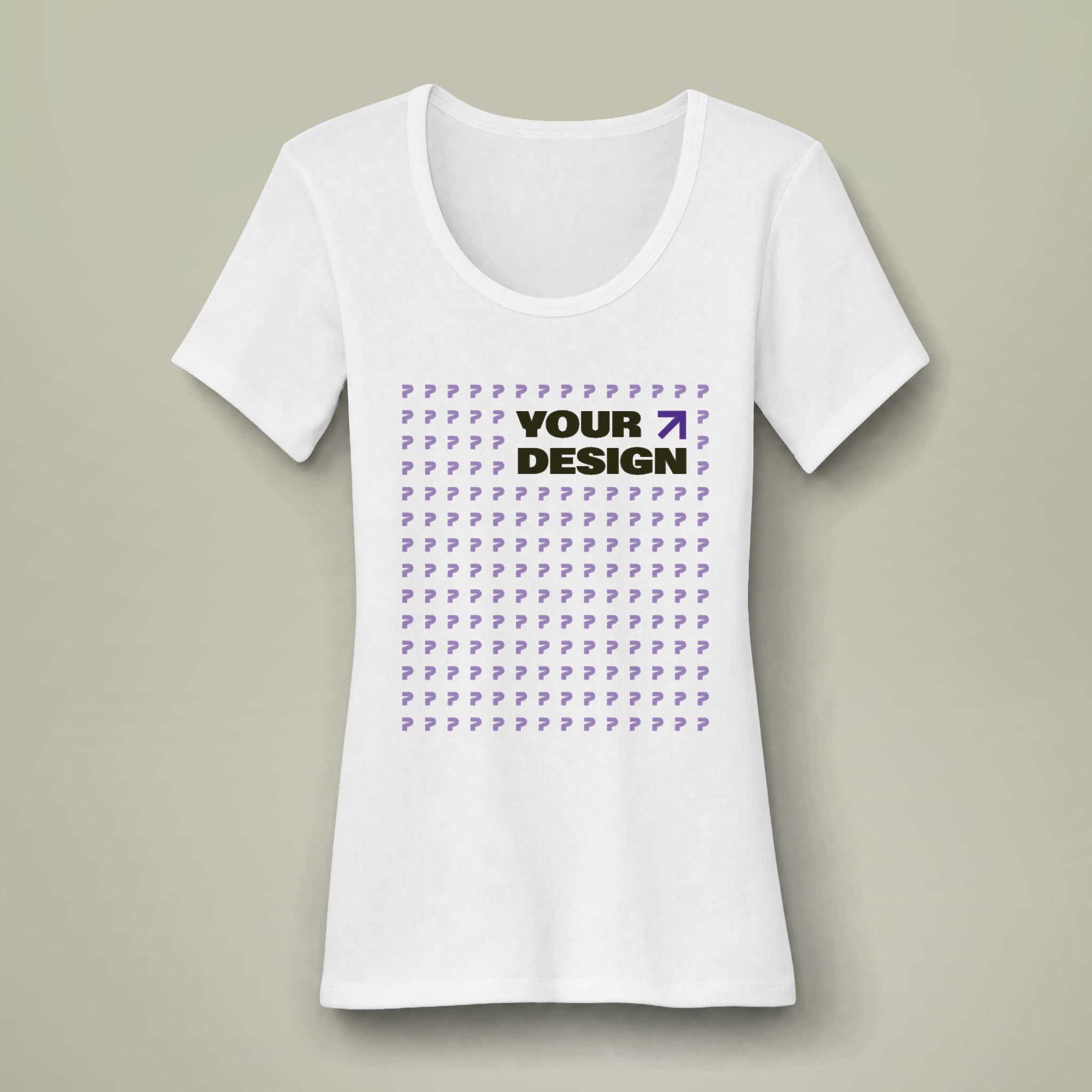 Women's V.I.T. Rib Scoop Neck Tee - Thumbnail Image
