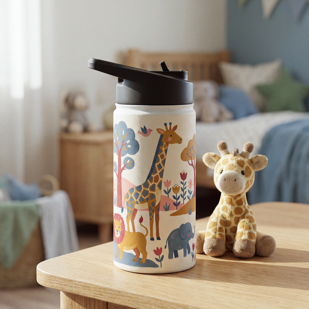 Stainless Steel Water Bottle, Standard Lid - Thumbnail Image