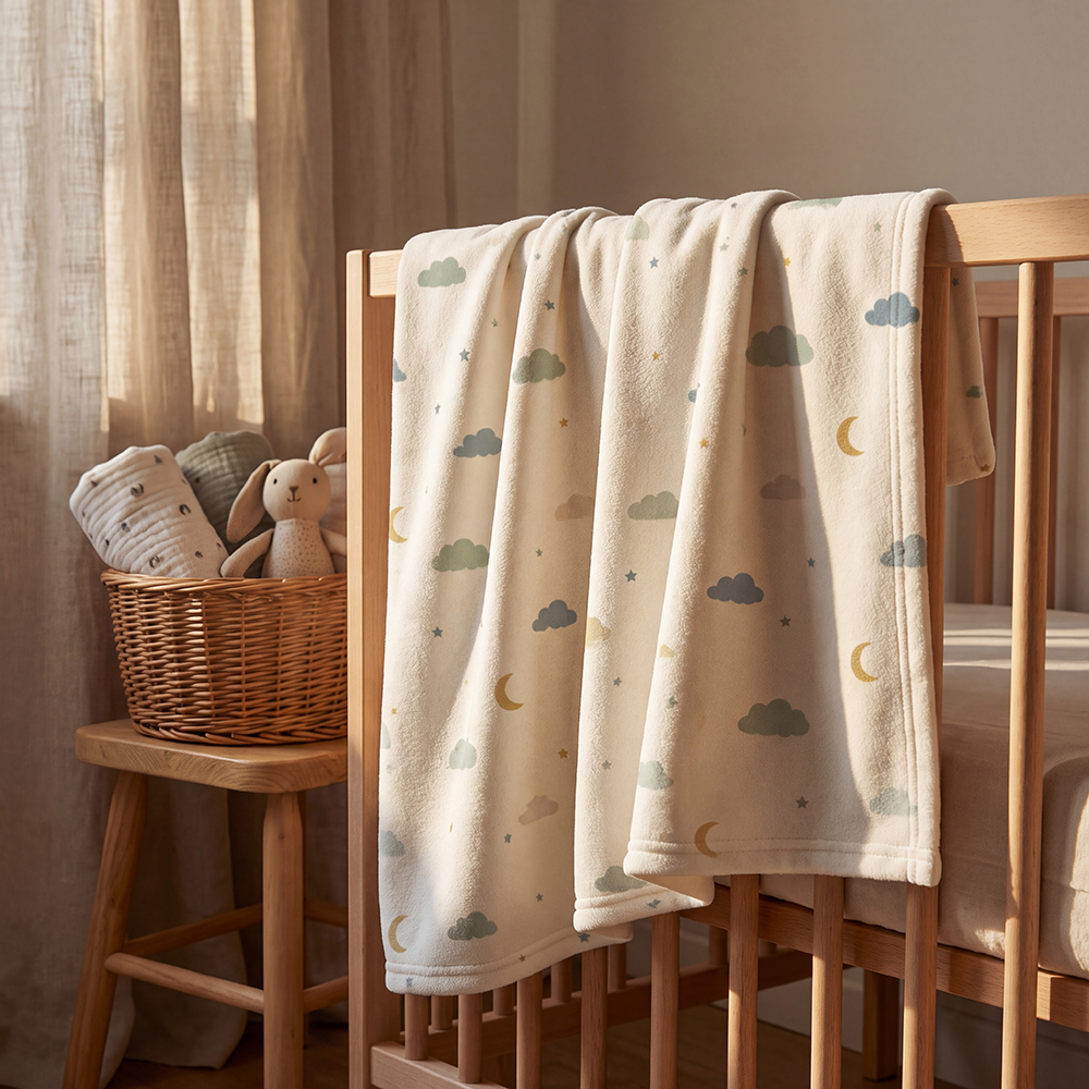 Soft Fleece Baby Blanket - Main Image