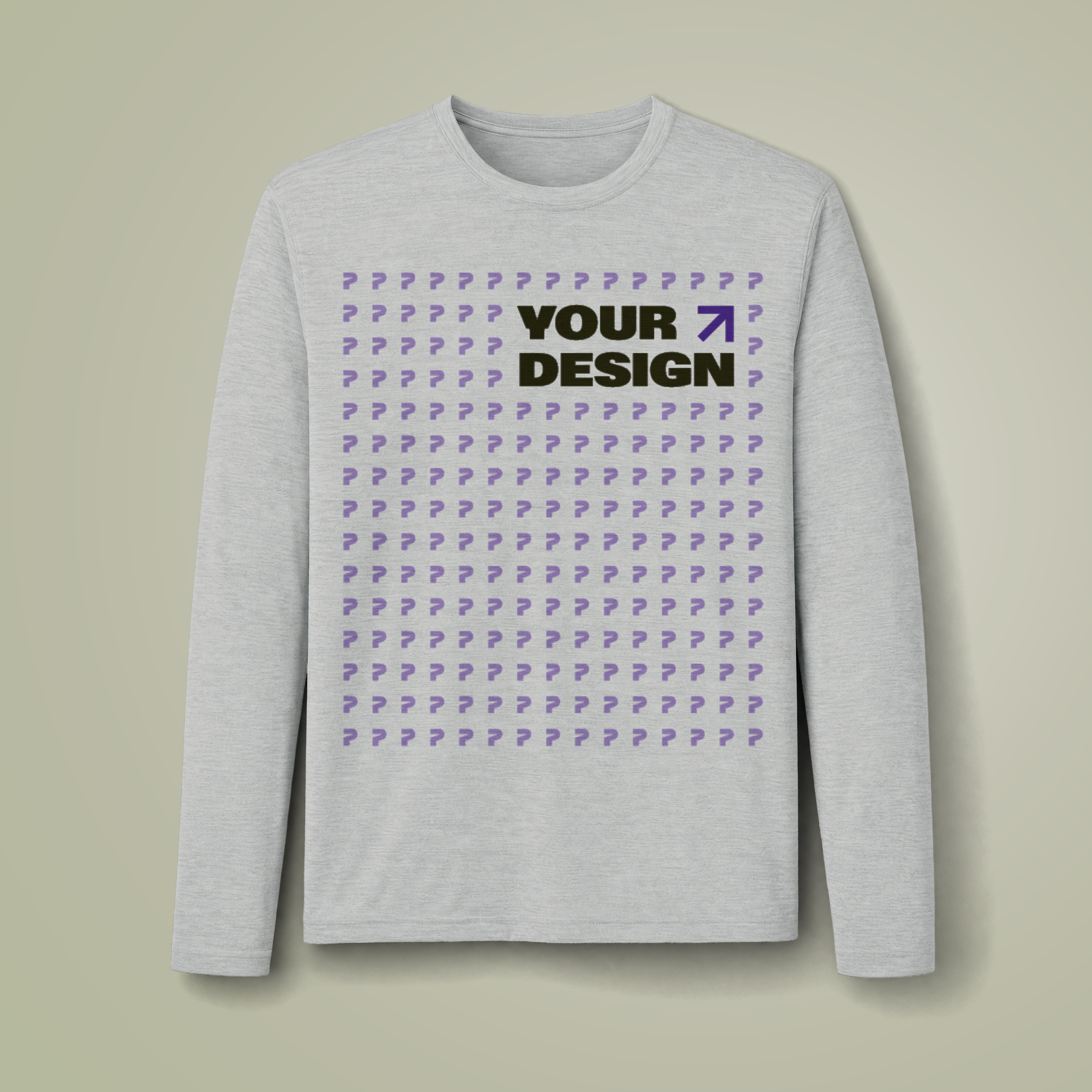 PosiCharge Long Sleeve Electric Heather Tee - Thumbnail Image