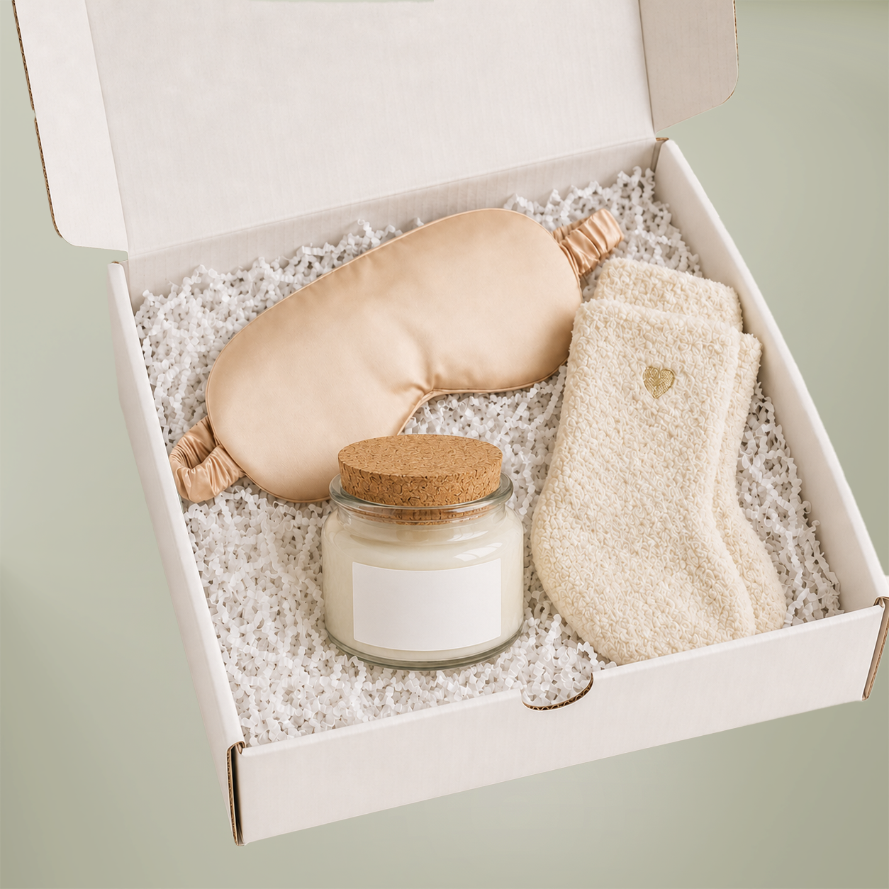 Soy Wax Candle & Eye Mask Gift Set - Main Image