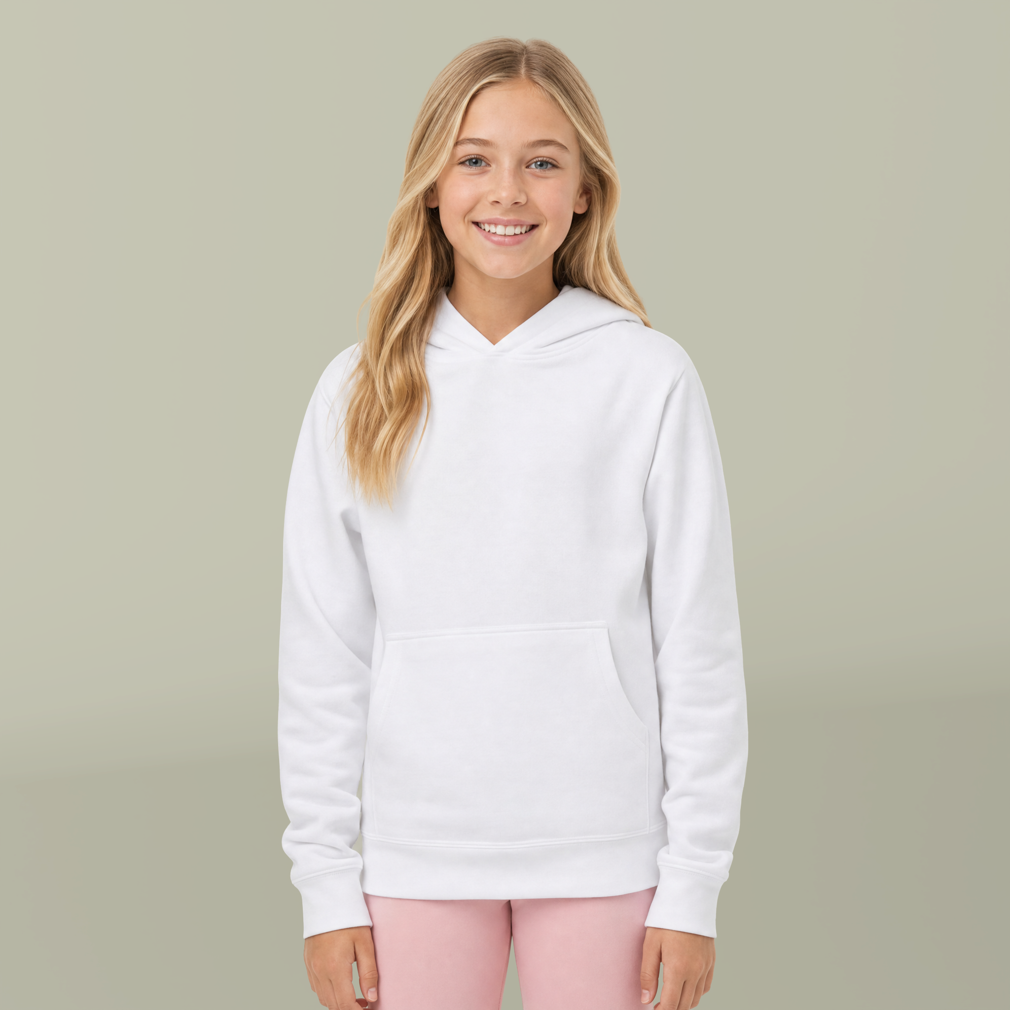 Youth Midweight Hooded Sweatshirt - Main Image