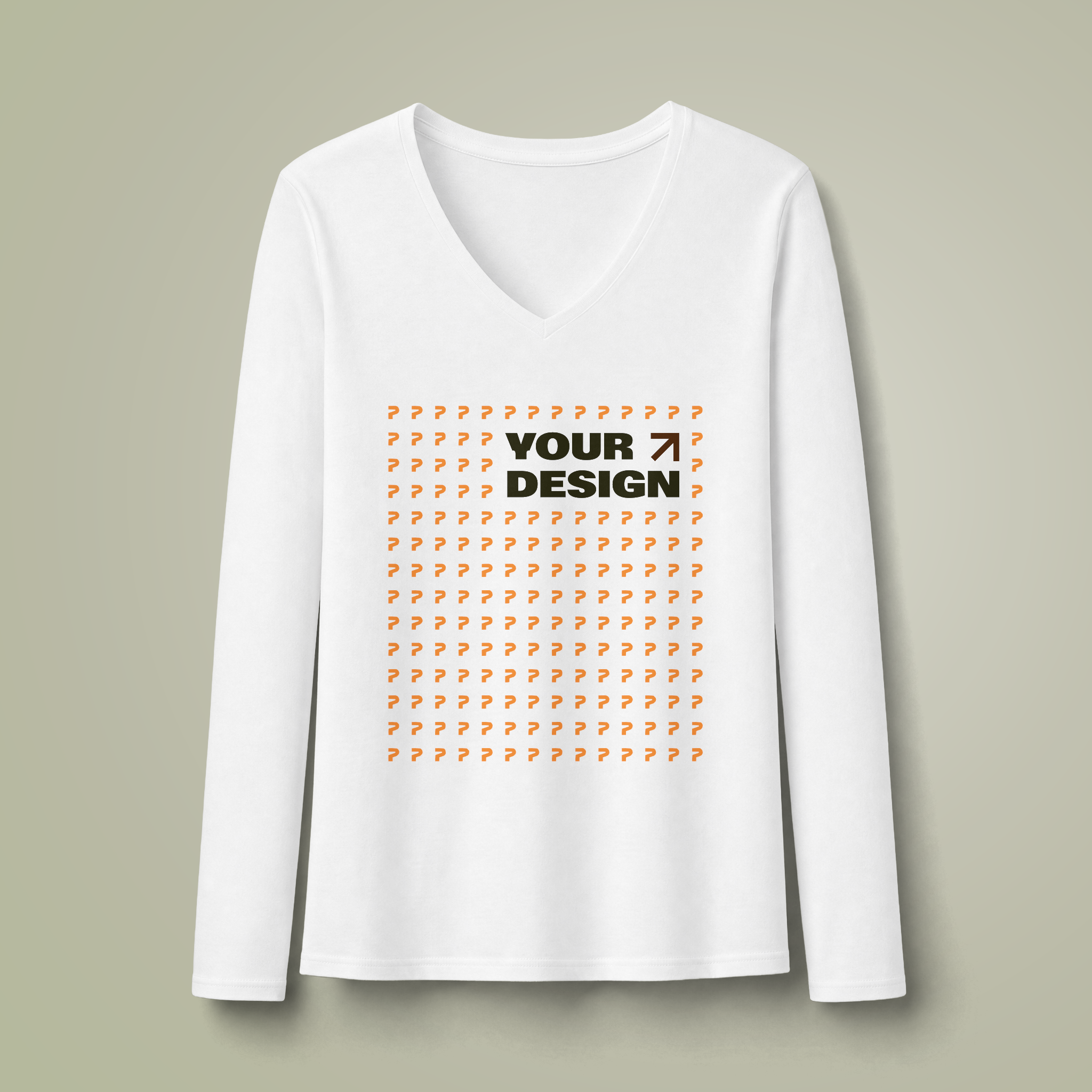Women's Very Important Tee Long Sleeve V-Neck - Thumbnail Image