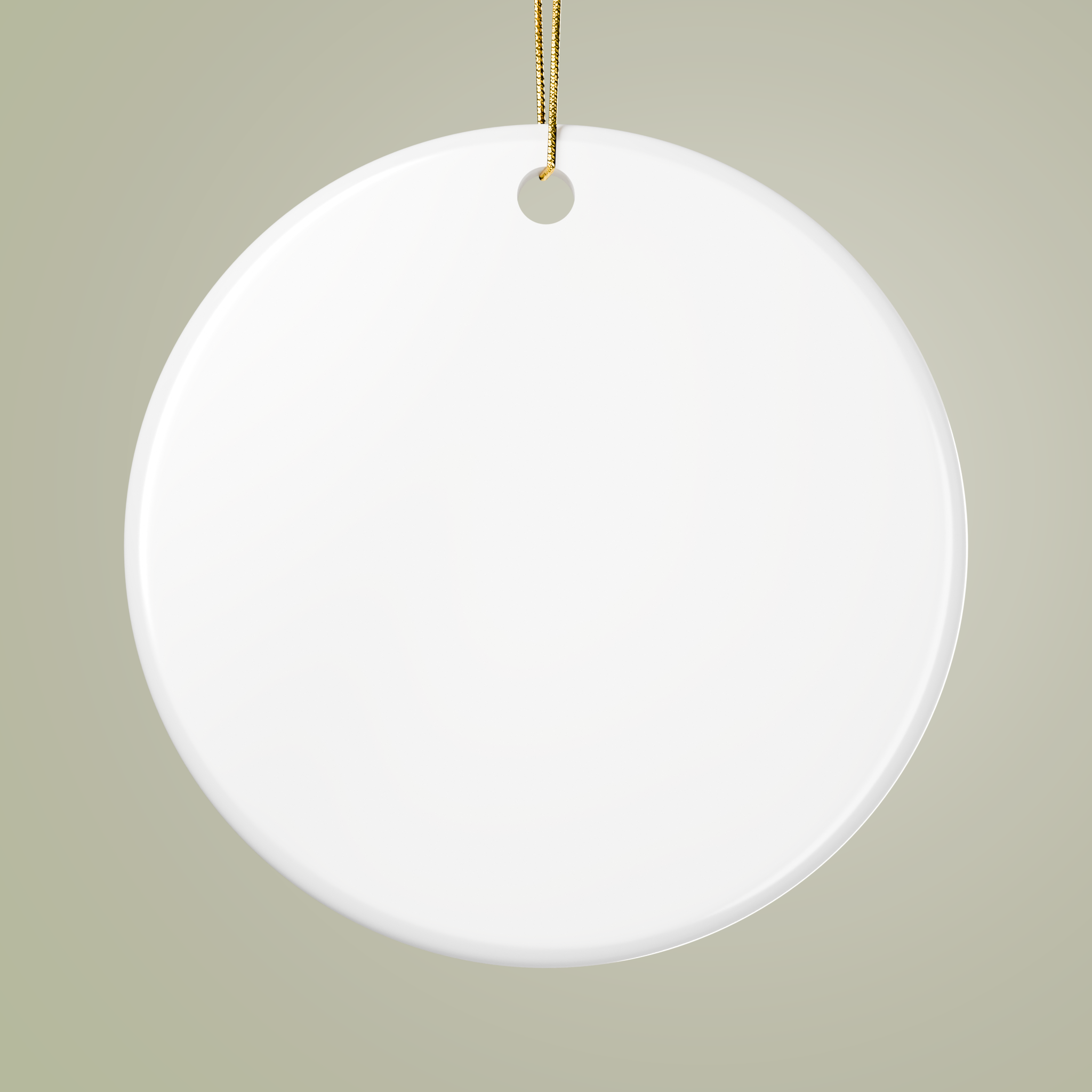 Ceramic Christmas Ornaments (Double-Sided) - Main Image
