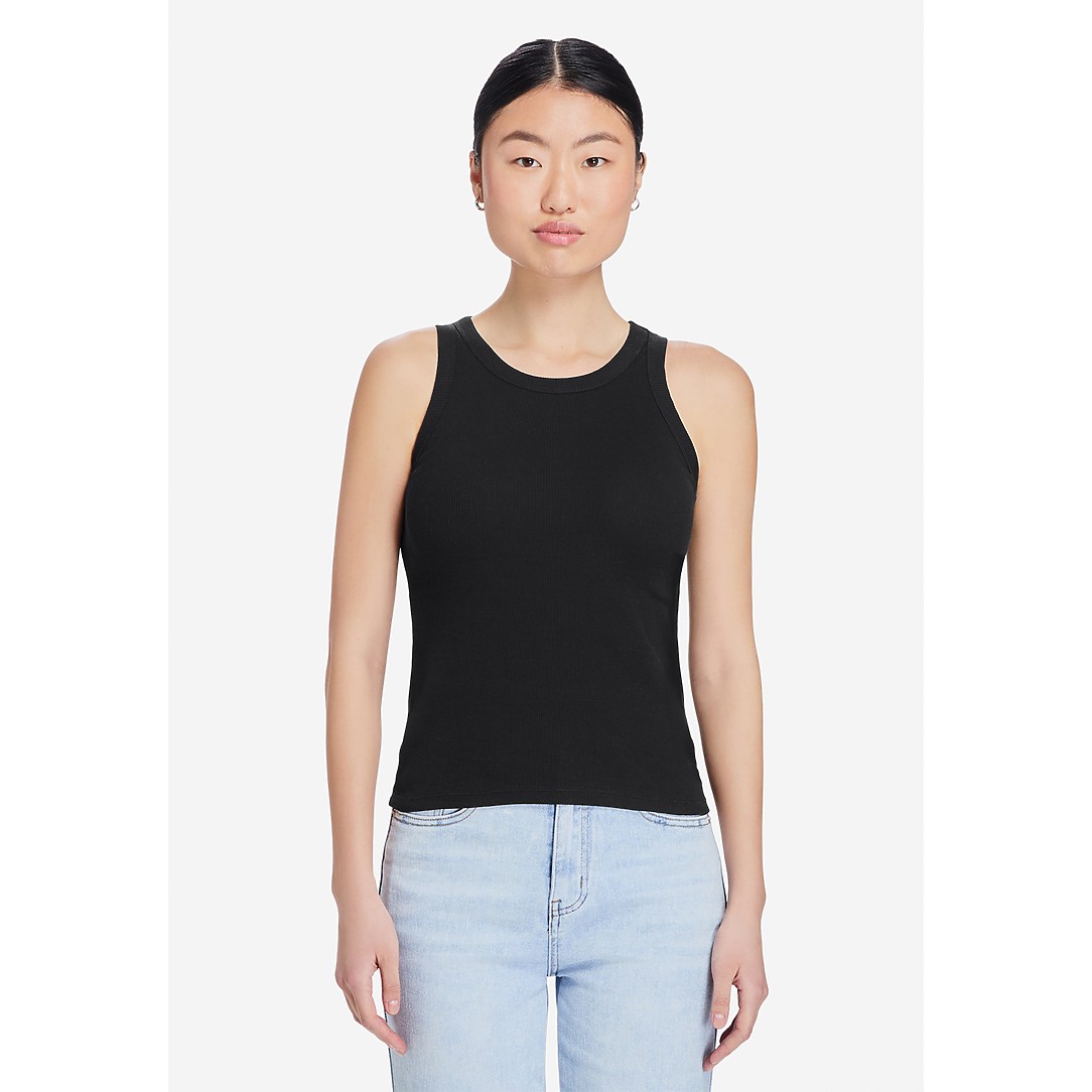 Womens Ribbed Tank - Main Image