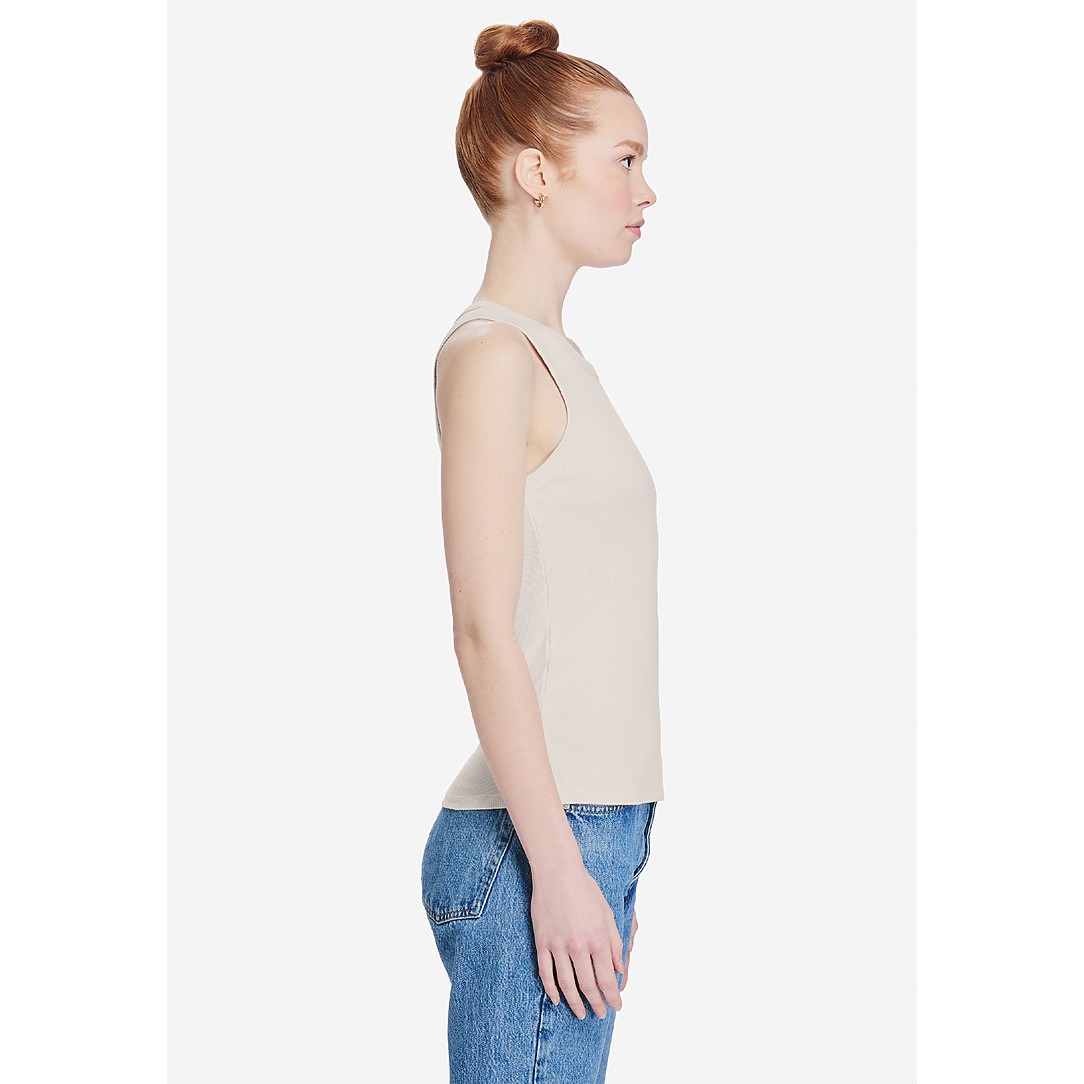 Womens Ribbed Tank - Thumbnail Image