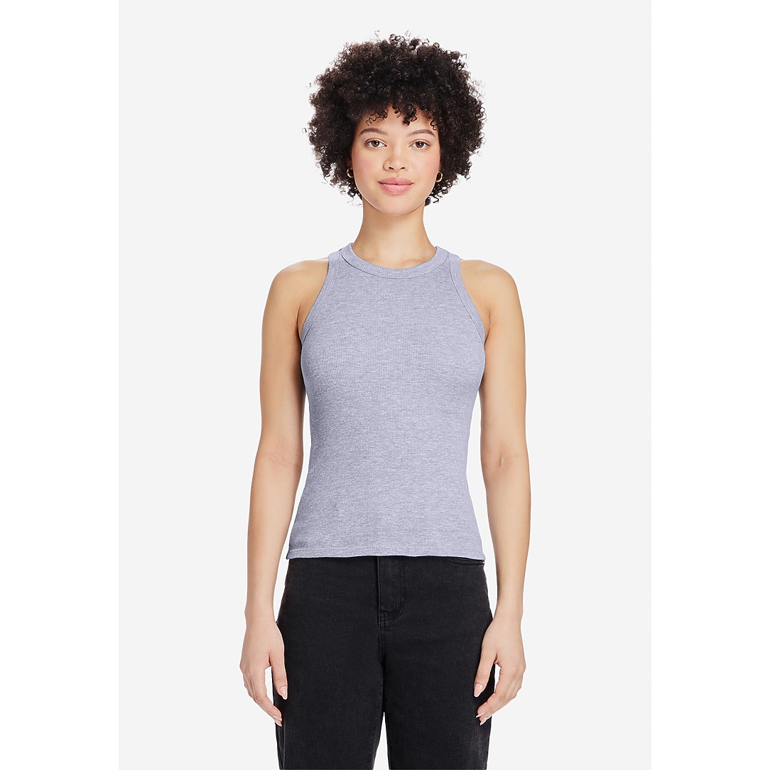Womens Ribbed Tank - Thumbnail Image