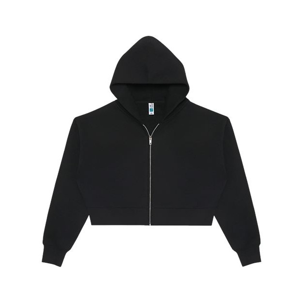 Womens Relaxed Crop Zip - Main Image