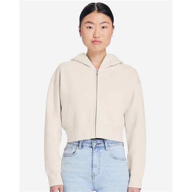 Womens Relaxed Crop Zip - Thumbnail Image