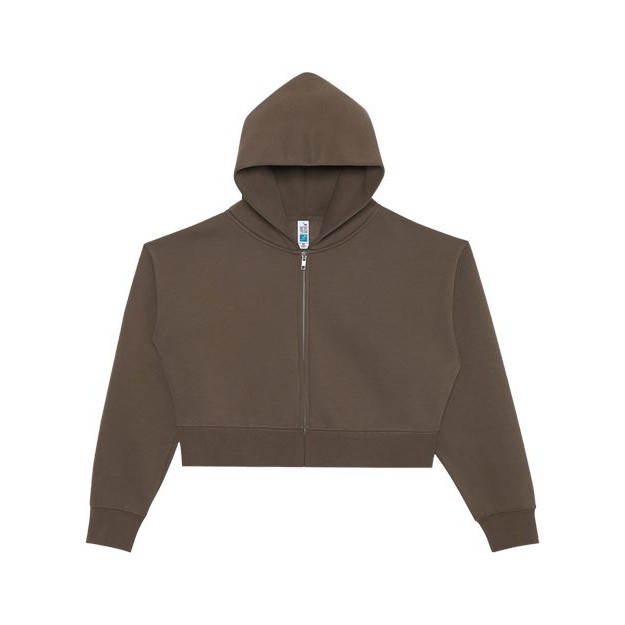 Womens Relaxed Crop Zip - Thumbnail Image