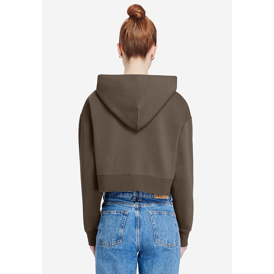 Womens Relaxed Crop Zip - Thumbnail Image
