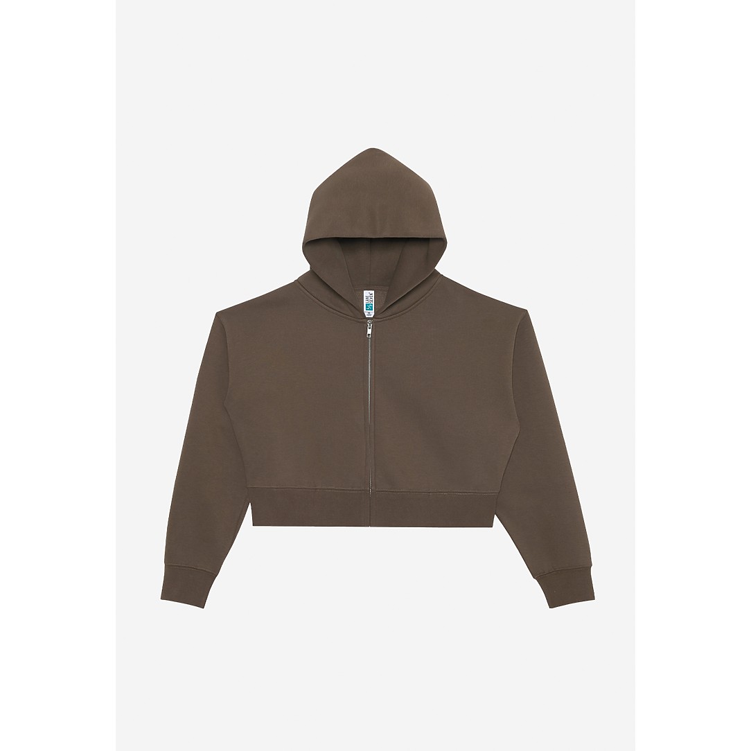 Womens Relaxed Crop Zip - Thumbnail Image