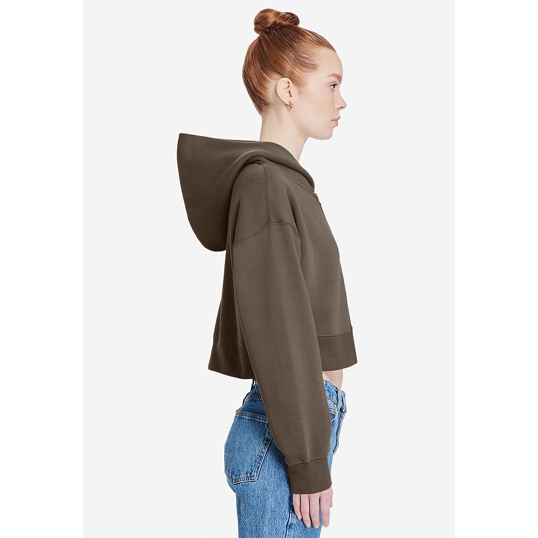 Womens Relaxed Crop Zip - Thumbnail Image