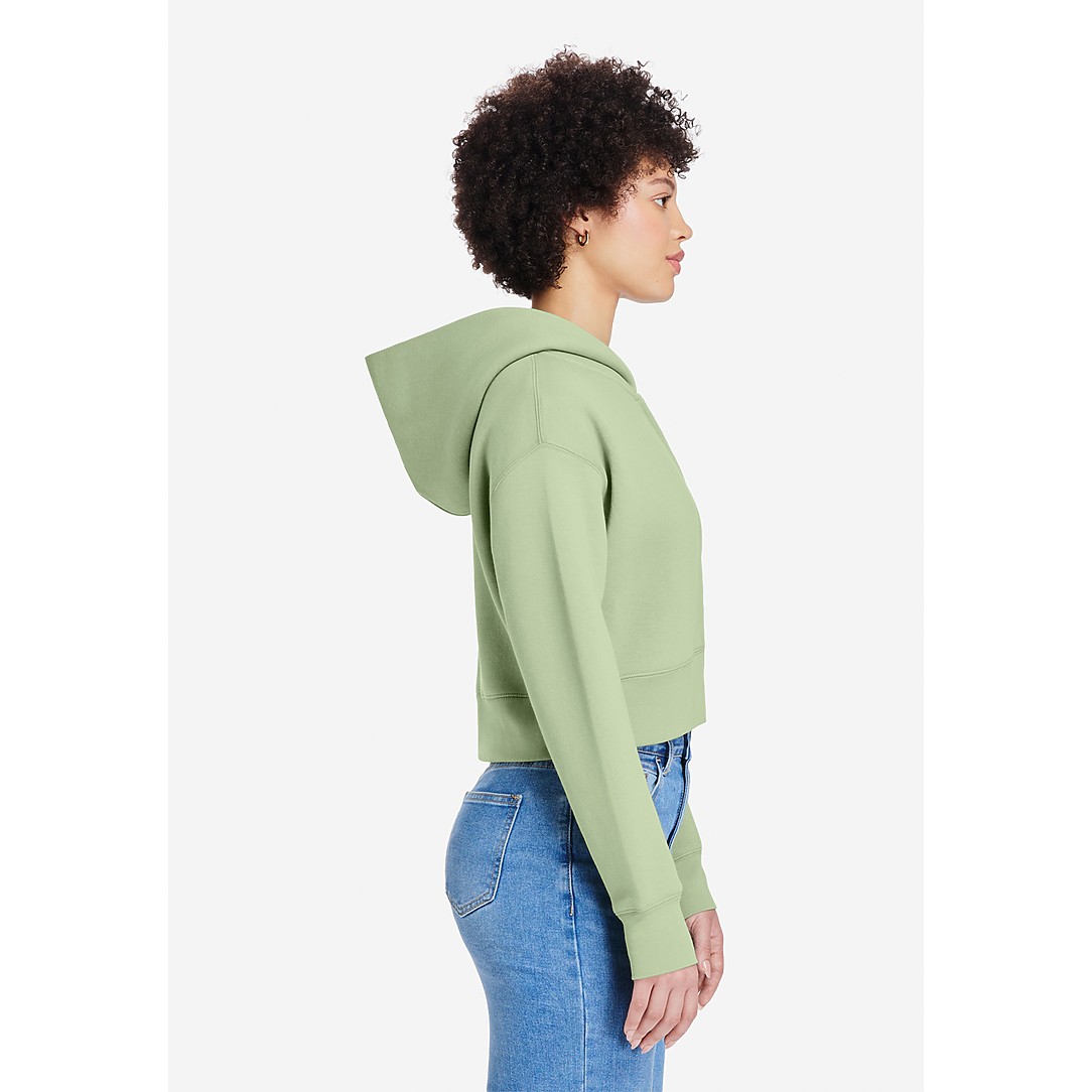 Womens Relaxed Crop Zip - Thumbnail Image