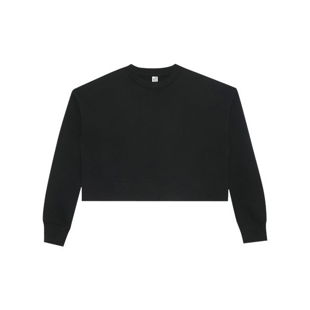 Womens Relaxed Crop Crewneck - Thumbnail Image