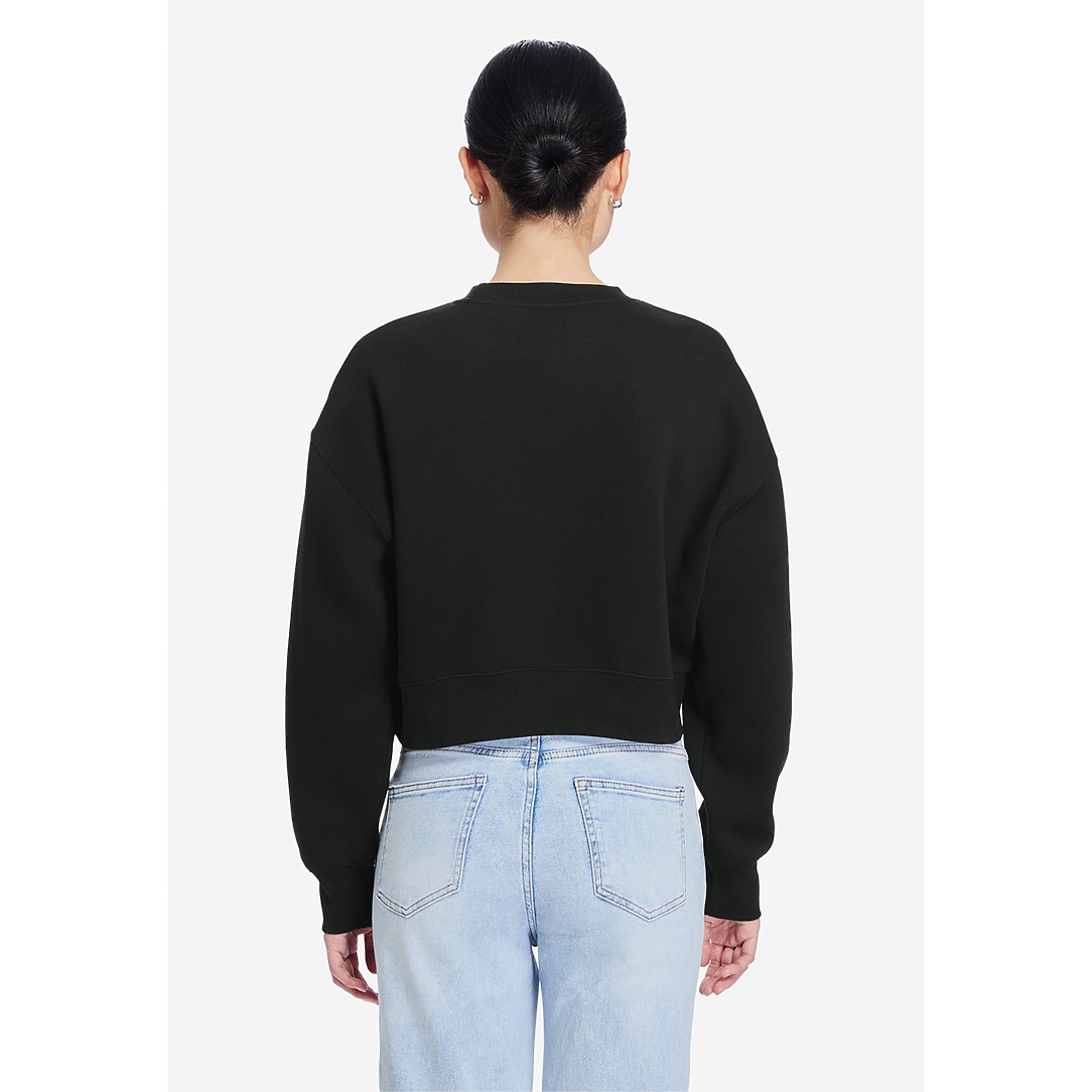 Womens Relaxed Crop Crewneck - Thumbnail Image