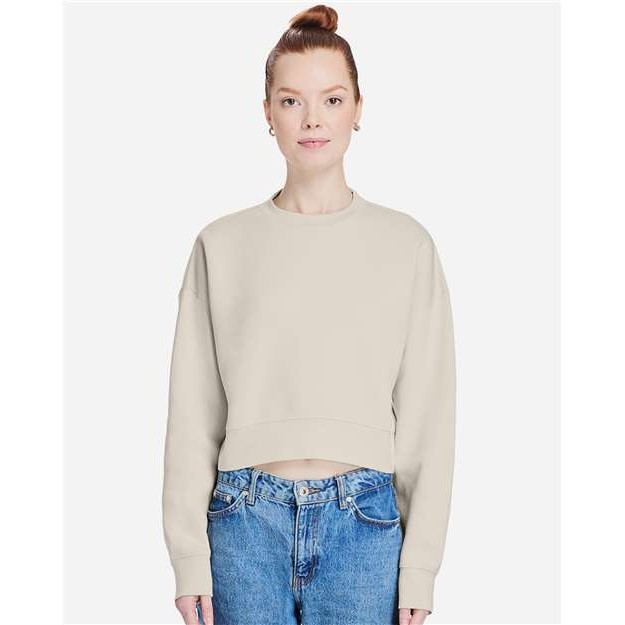 Womens Relaxed Crop Crewneck - Thumbnail Image