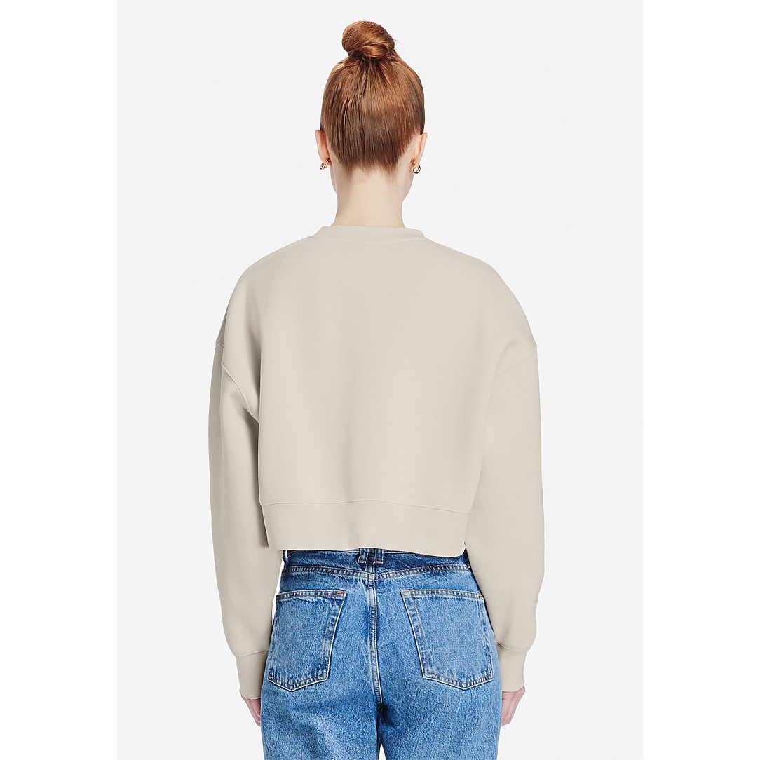Womens Relaxed Crop Crewneck - Thumbnail Image