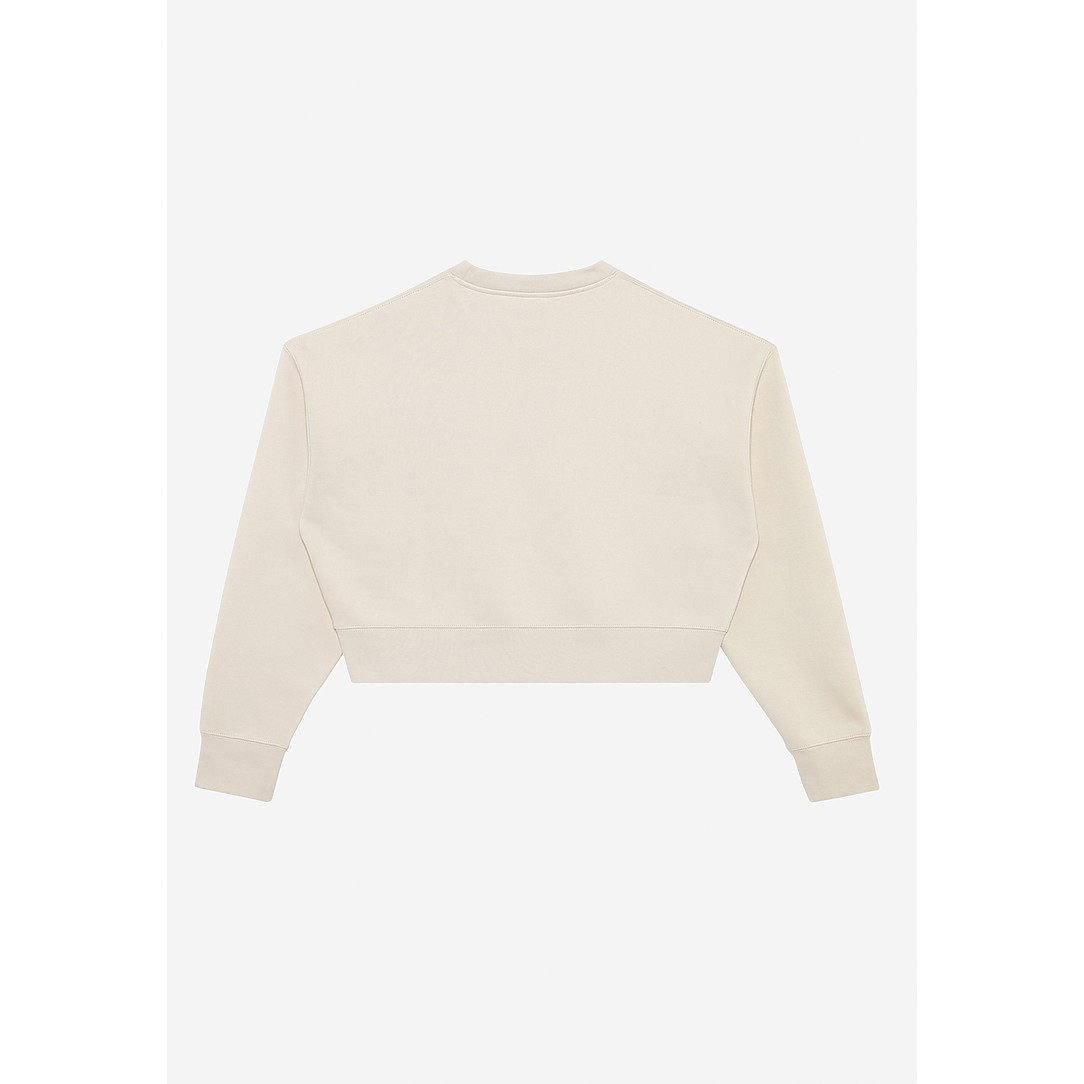 Womens Relaxed Crop Crewneck - Thumbnail Image