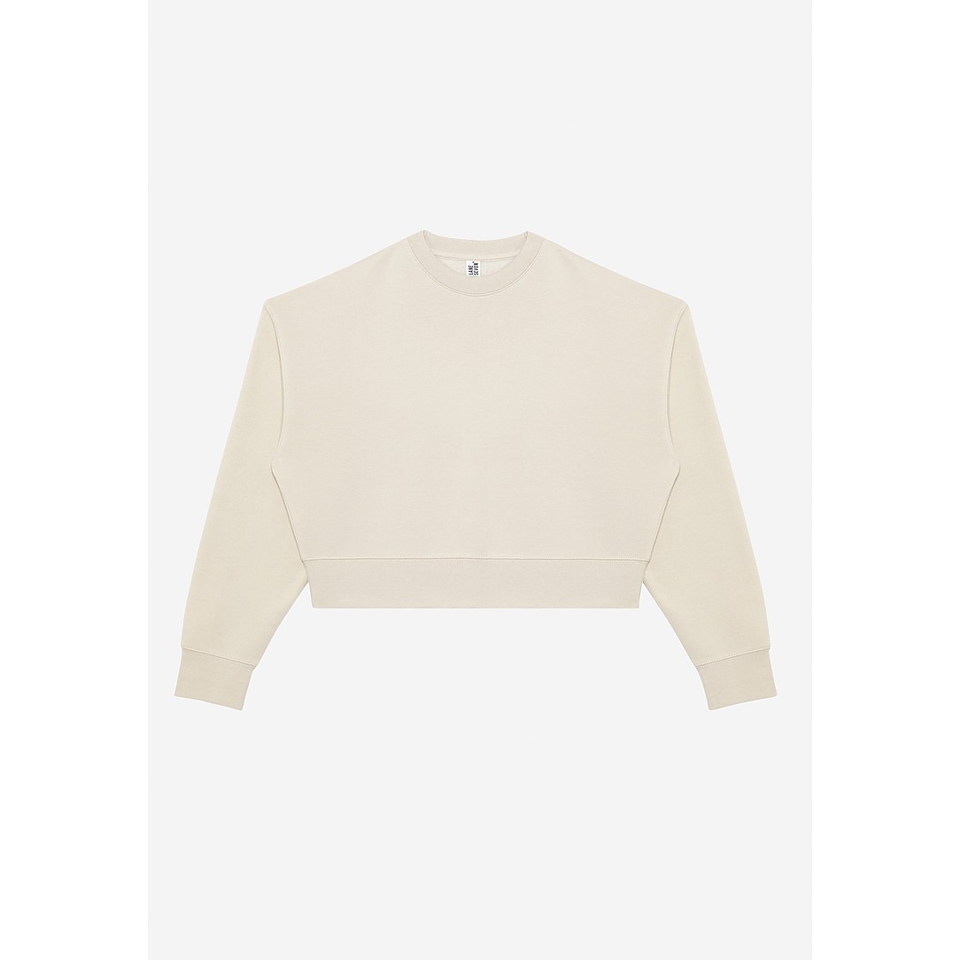 Womens Relaxed Crop Crewneck - Thumbnail Image