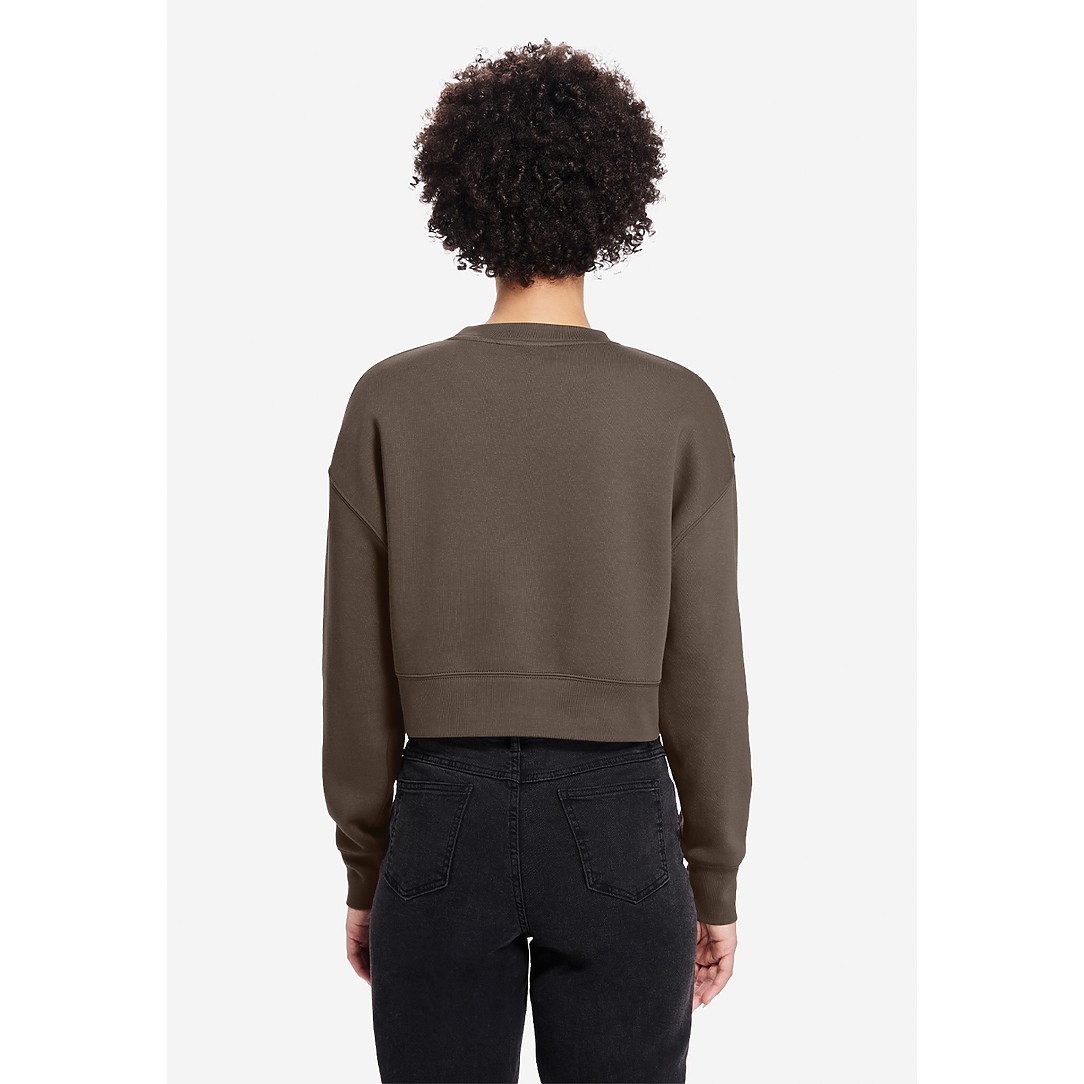 Womens Relaxed Crop Crewneck - Thumbnail Image