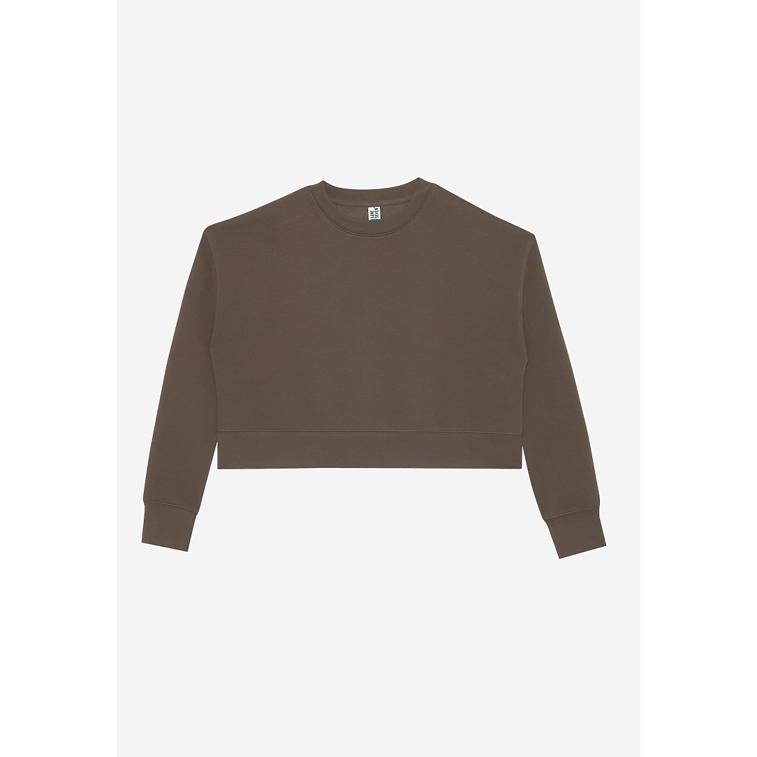 Womens Relaxed Crop Crewneck - Thumbnail Image