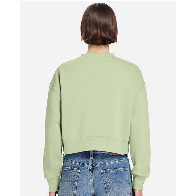 Womens Relaxed Crop Crewneck - Thumbnail Image