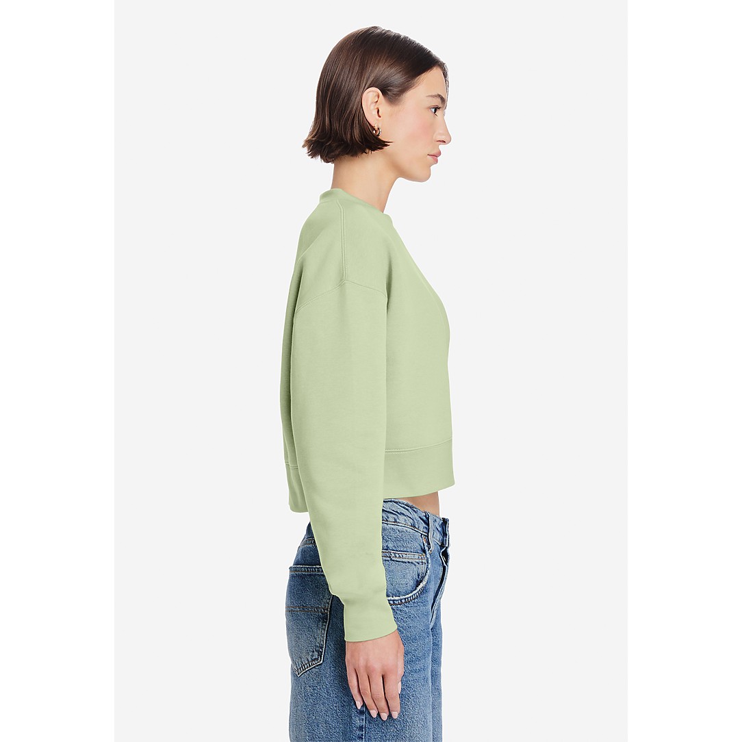 Womens Relaxed Crop Crewneck - Thumbnail Image