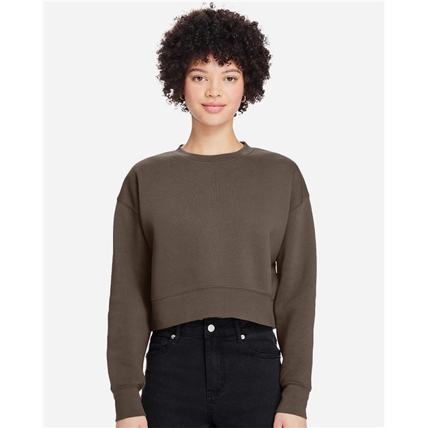Womens Relaxed Crop Crewneck - Thumbnail Image
