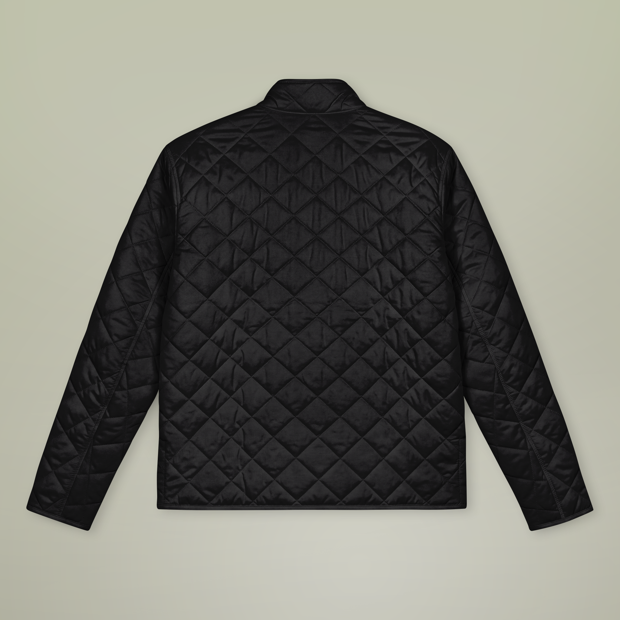 Men's Quilted Full-Zip Jacket (Embroidery) - Thumbnail Image