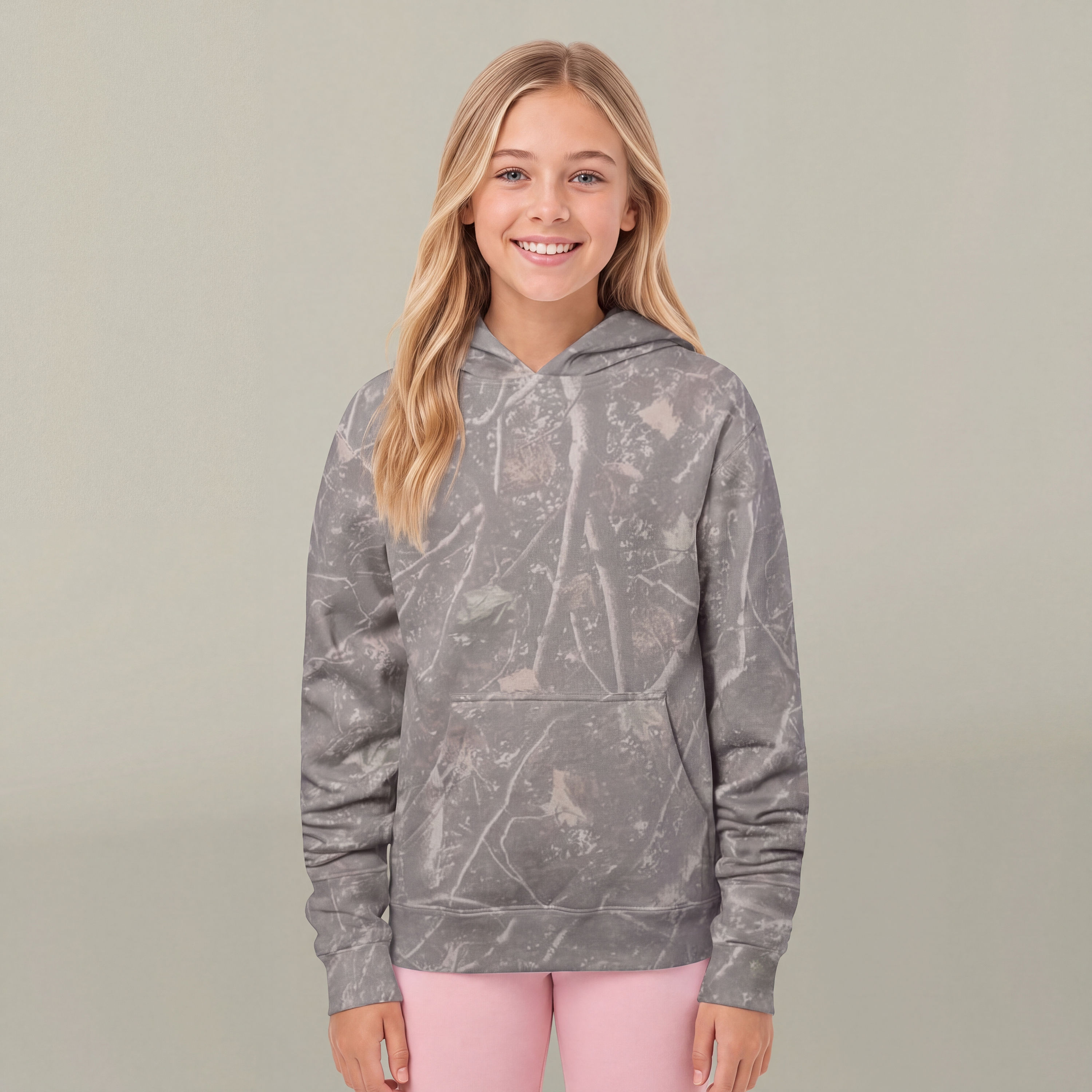 Youth Midweight Hooded Sweatshirt - Main Image