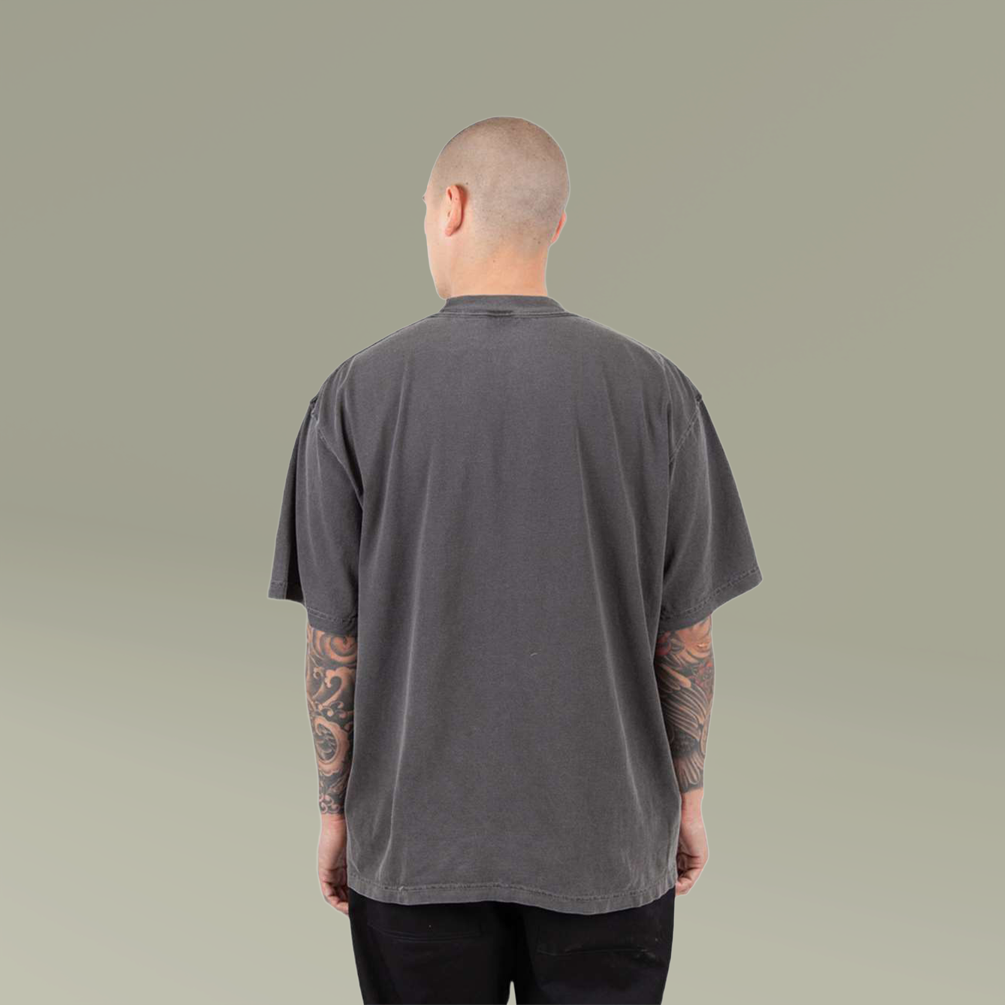 Men's Garment Dyed Reverse T-Shirt - Thumbnail Image