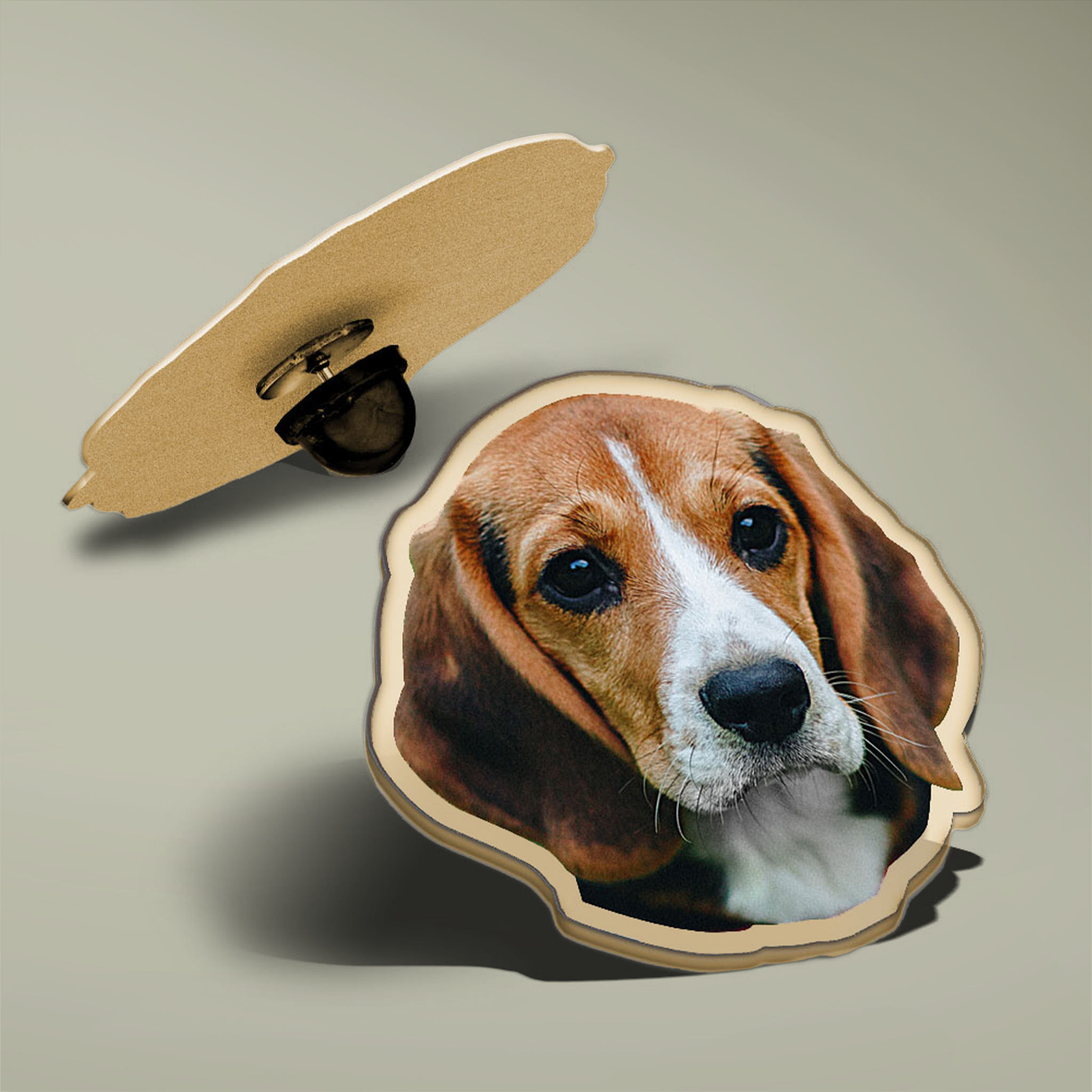 Custom Shape Metal Pin - Thumbnail Image