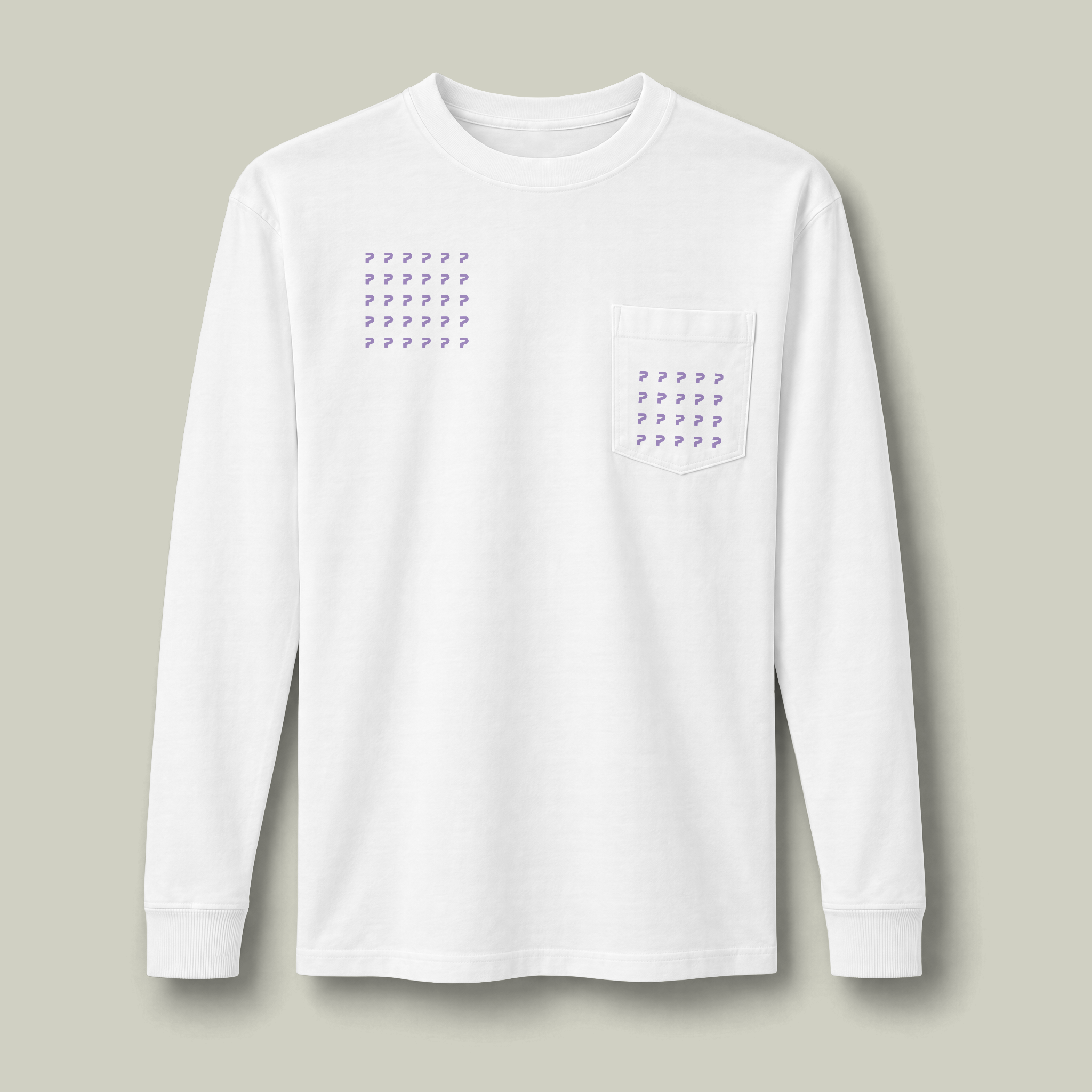 Unisex Super Heavyweight Long Sleeve Pocket Tee - Thumbnail Image