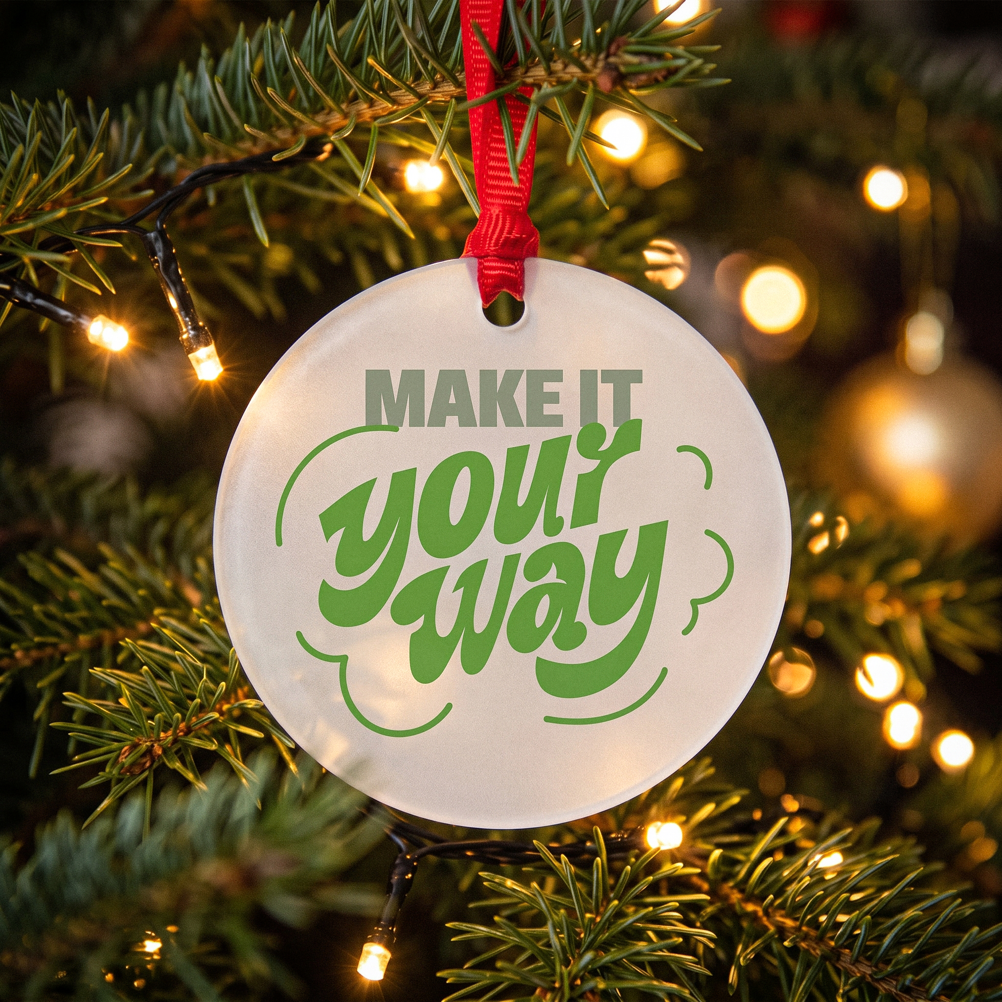 Frosted Acrylic Ornament - Thumbnail Image