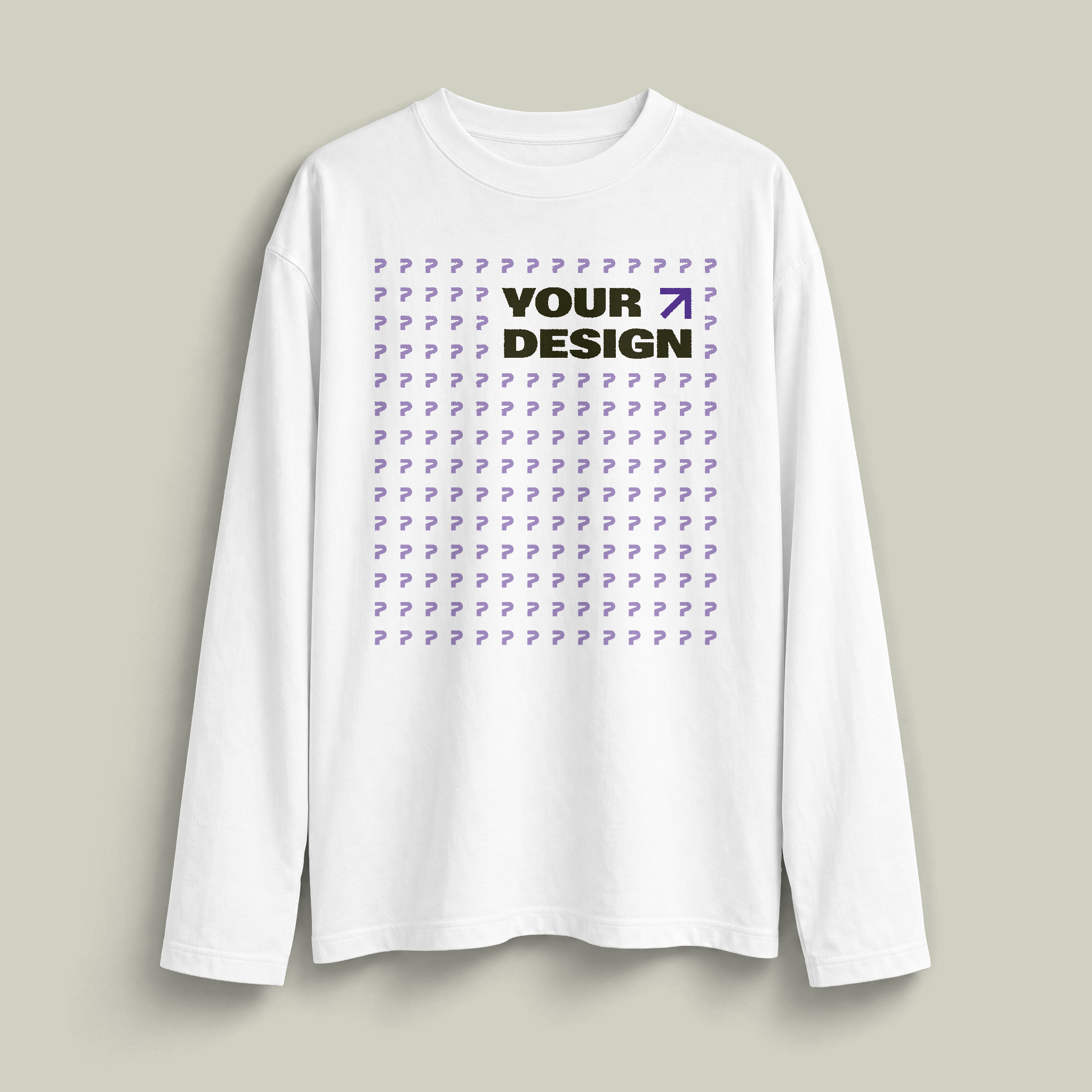 Unisex Max Heavyweight Oversized Long Sleeve T-Shirt - Thumbnail Image