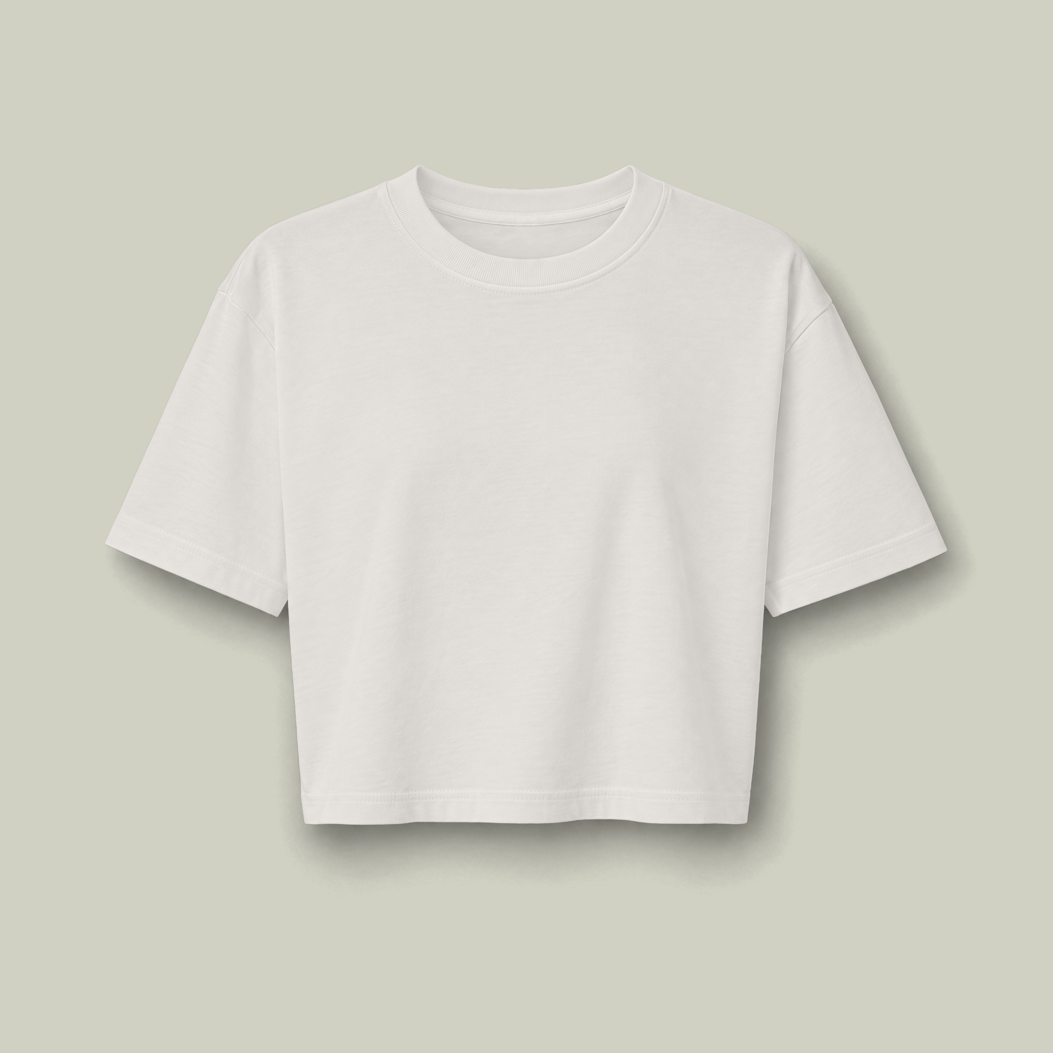 Women's Garment-Dyed Heavyweight Cropped Tee - Main Image