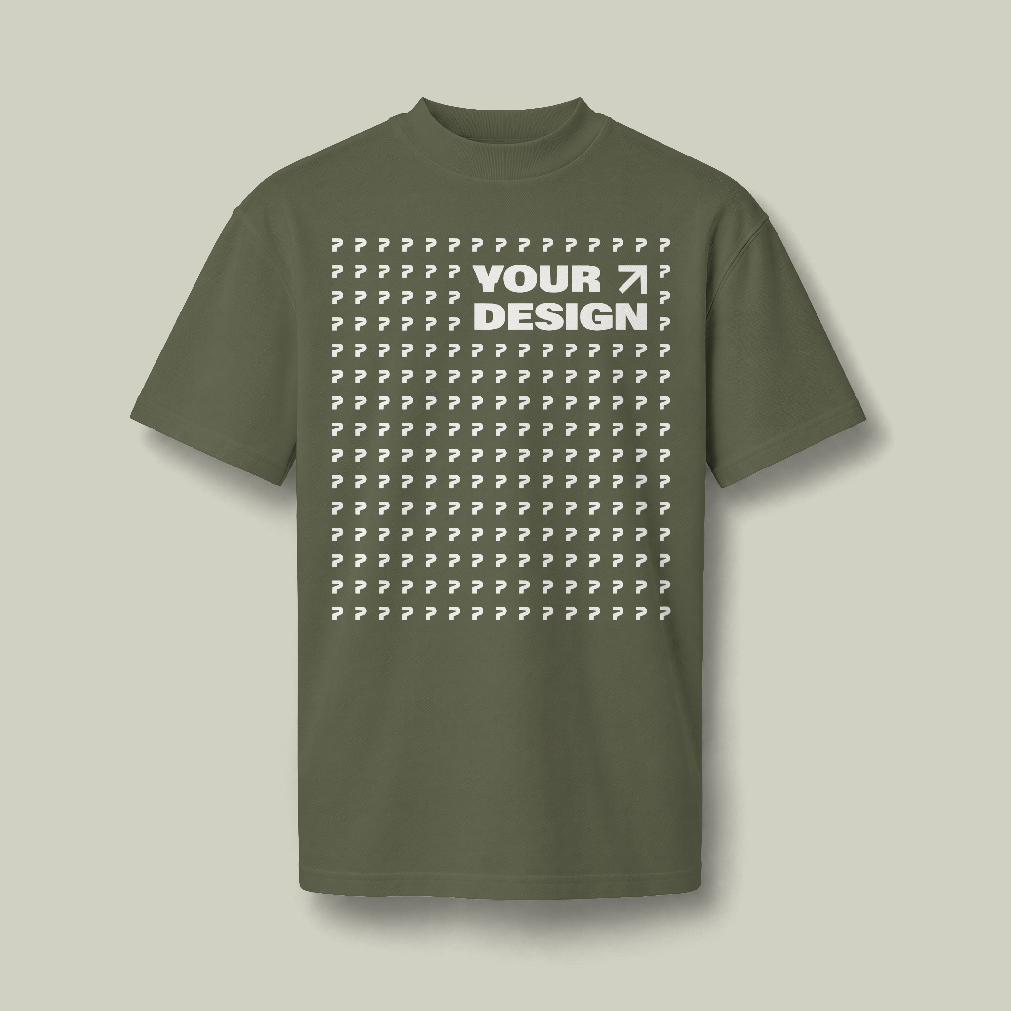 Unisex Pique Mockneck Tee - Thumbnail Image