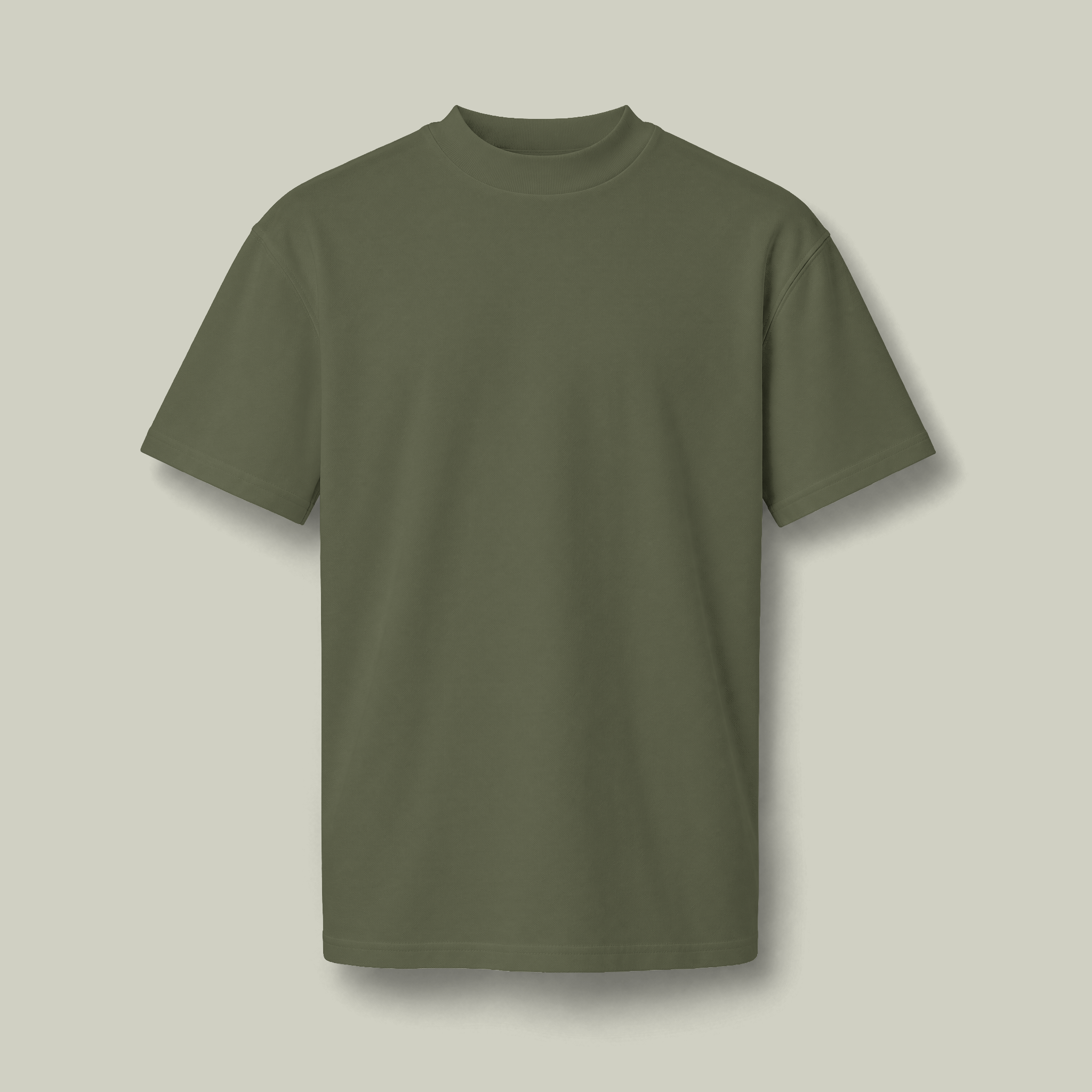 Unisex Pique Mockneck Tee - Main Image