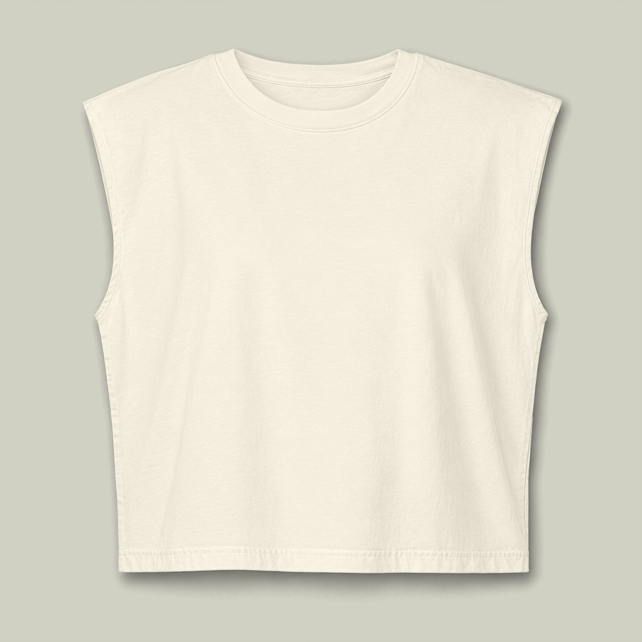 Women's Garment-Dyed Heavyweight Muscle Tee - Main Image