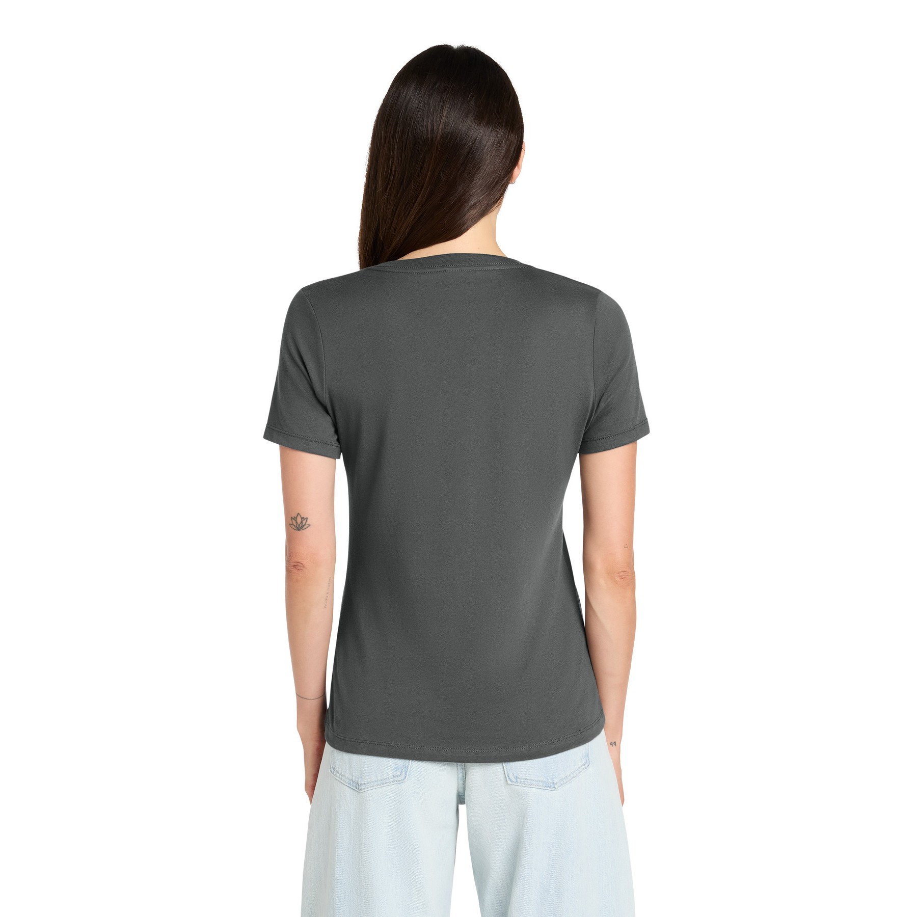 Women's Relaxed Jersey Short Sleeve V-Neck Tee - Thumbnail Image