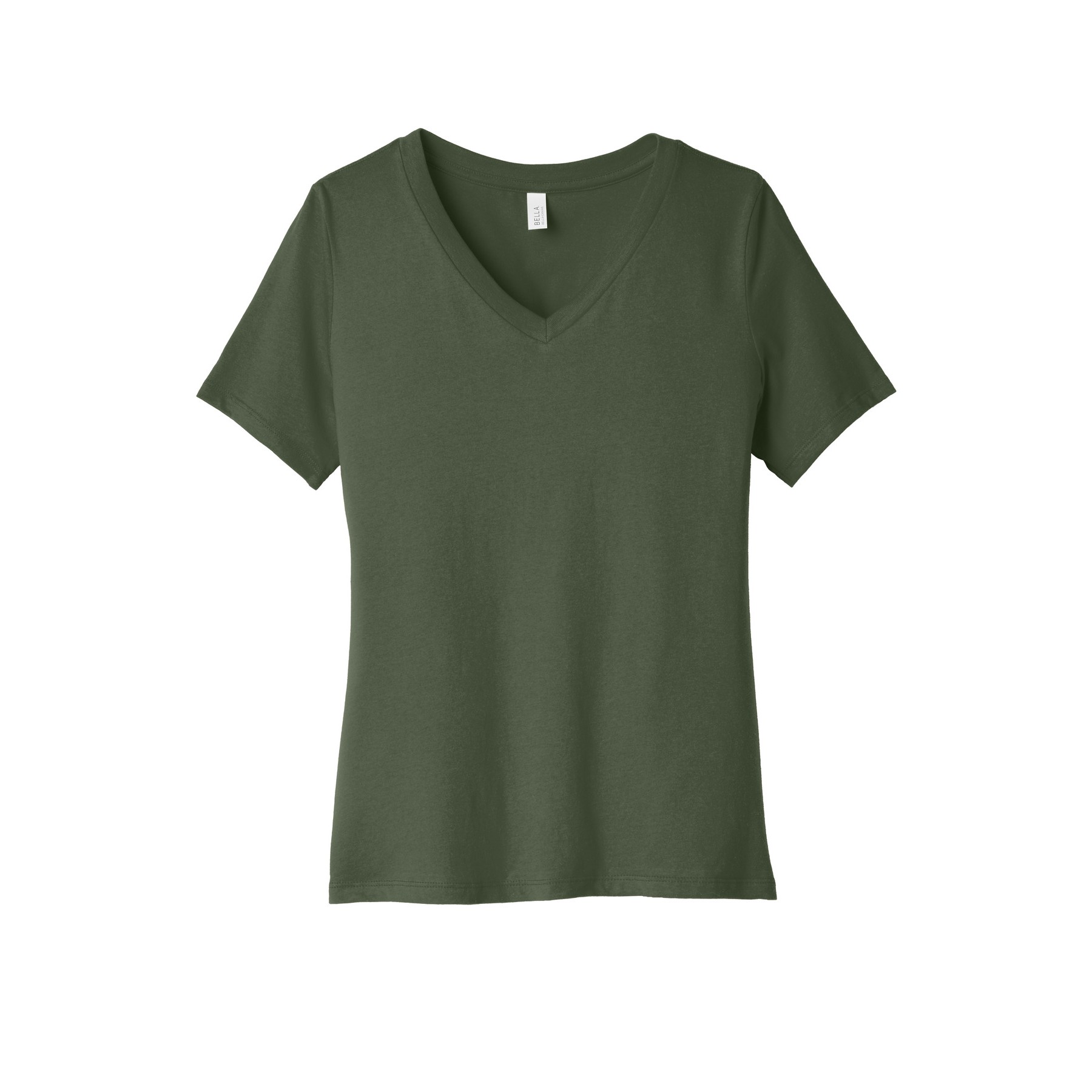 Women's Relaxed Jersey Short Sleeve V-Neck Tee - Thumbnail Image