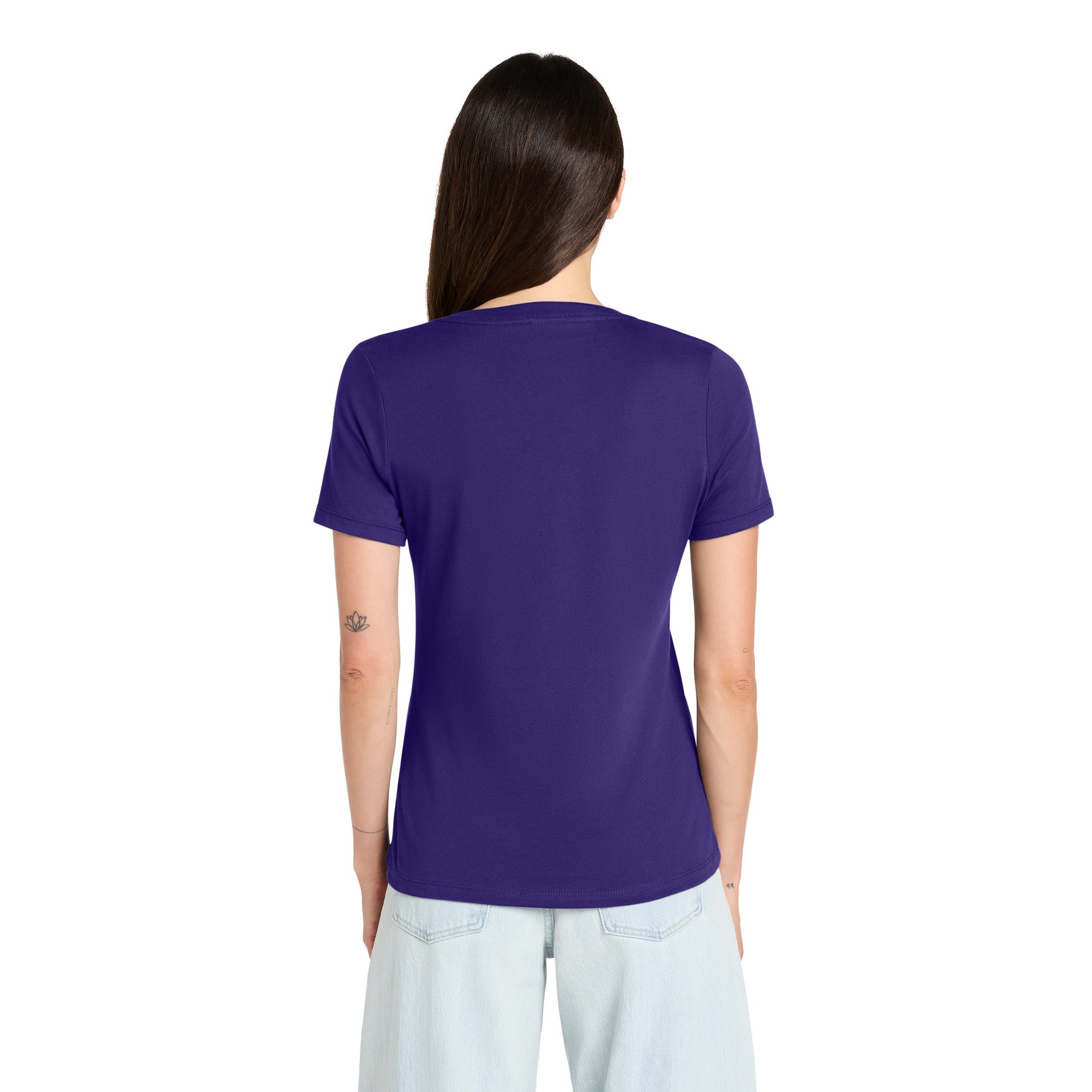Women's Relaxed Jersey Short Sleeve V-Neck Tee - Thumbnail Image